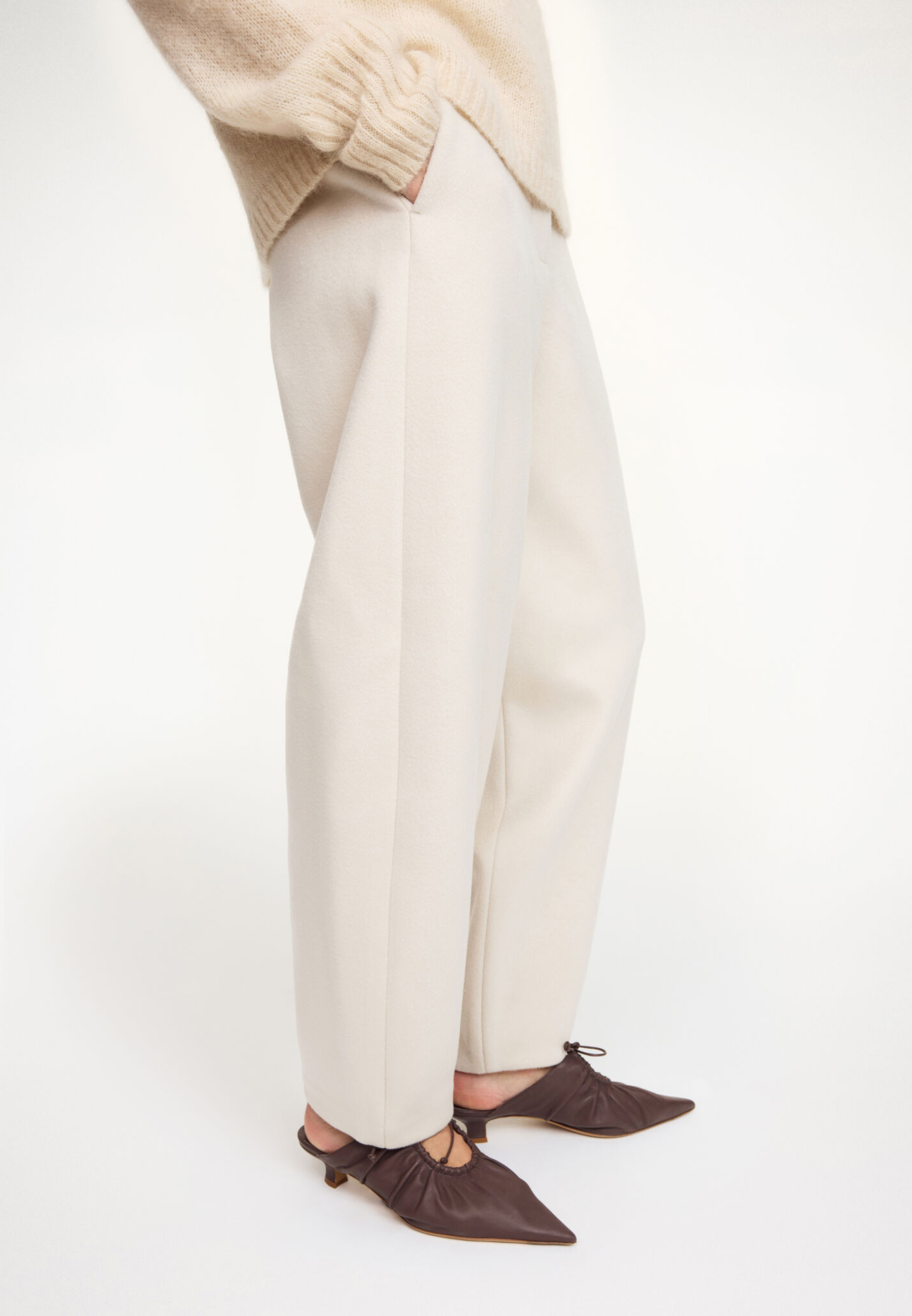 Carlien Balloon Fit Hose | Cream