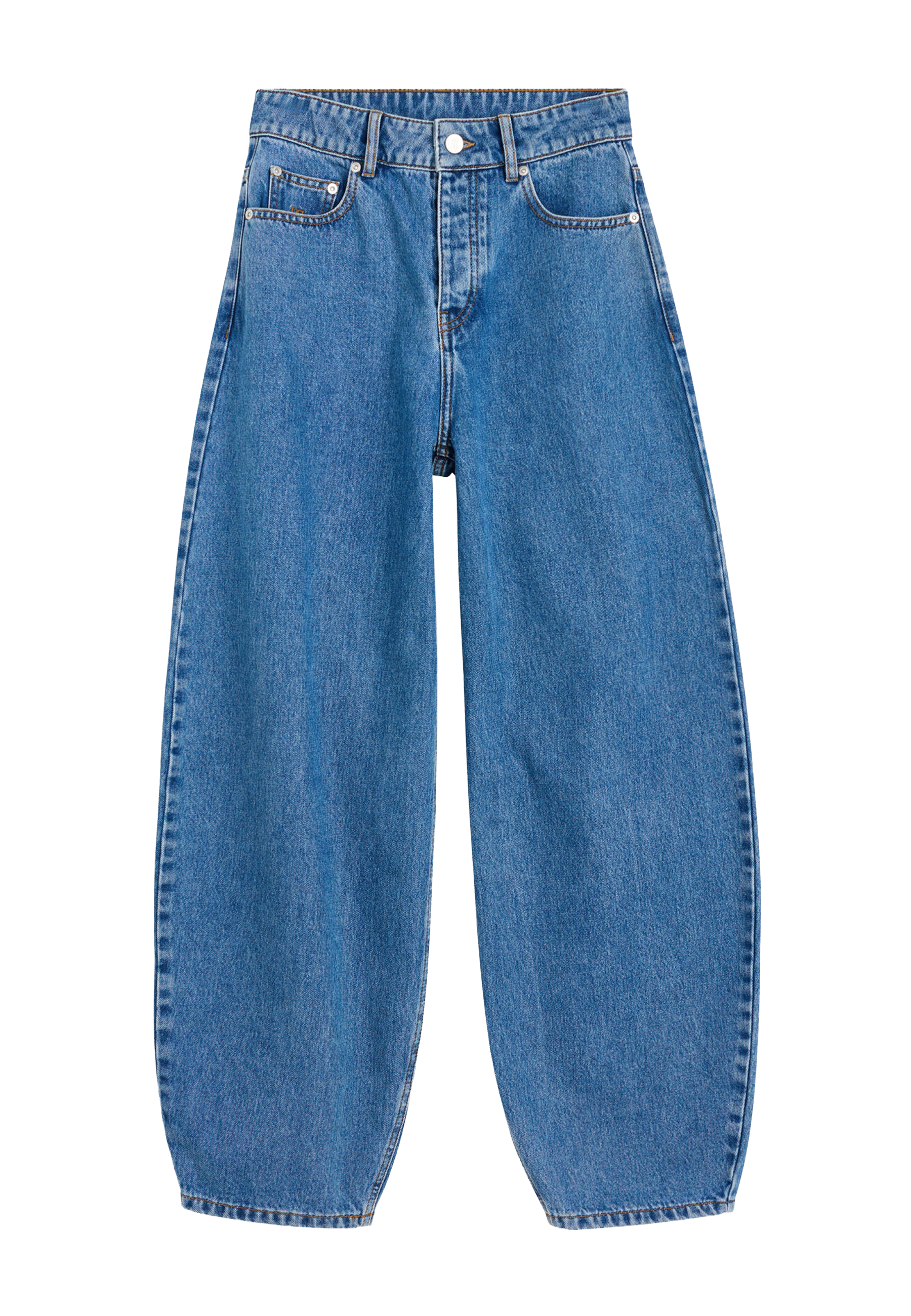 Dallas Barrel Fit Jeans | Mid Denim Blue
