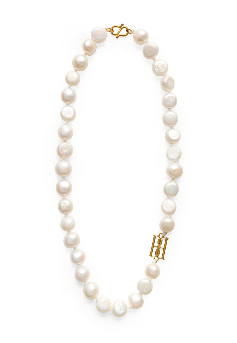 Herle Perlenkette | Soft White