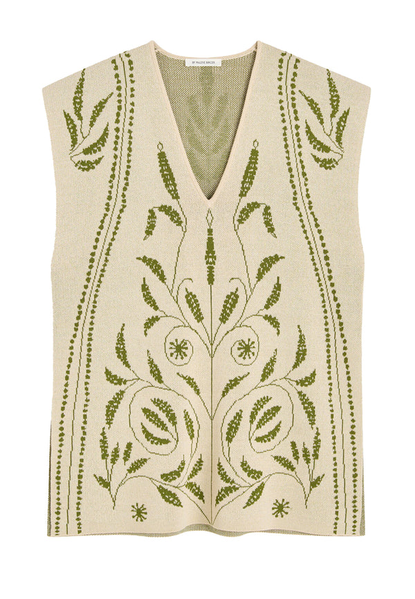 Isolt Pullunder | Garden Jacquard