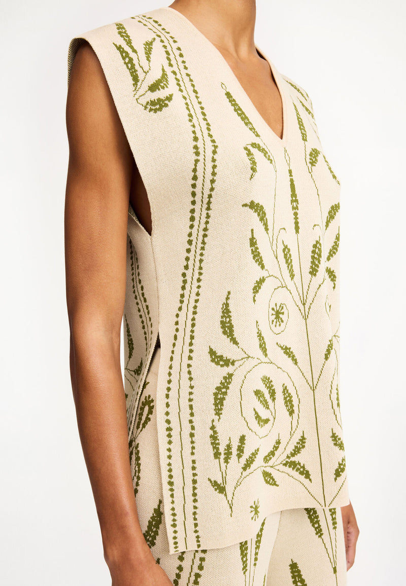 Isolt Pullunder | Garden Jacquard