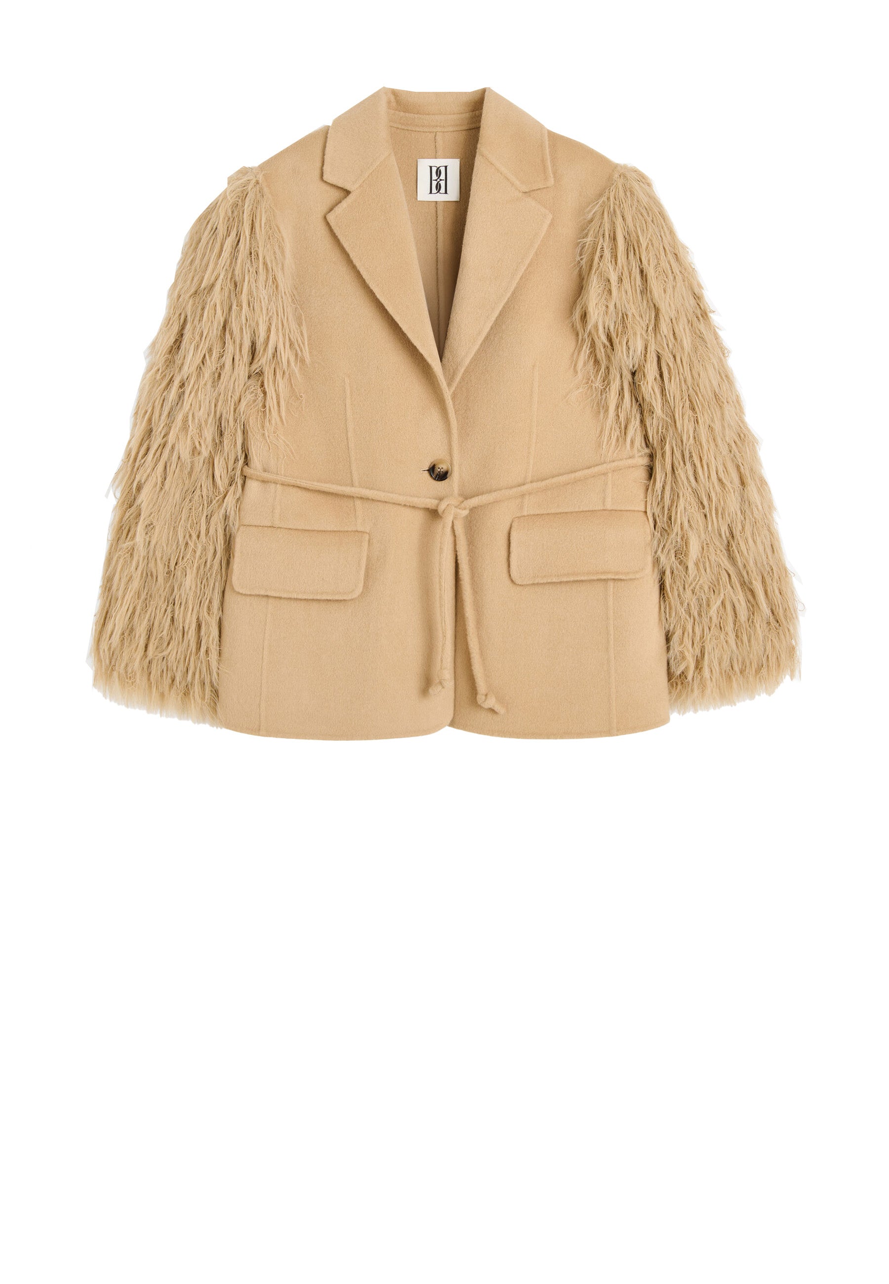 Manteau Fransenjacke | Dark Sand