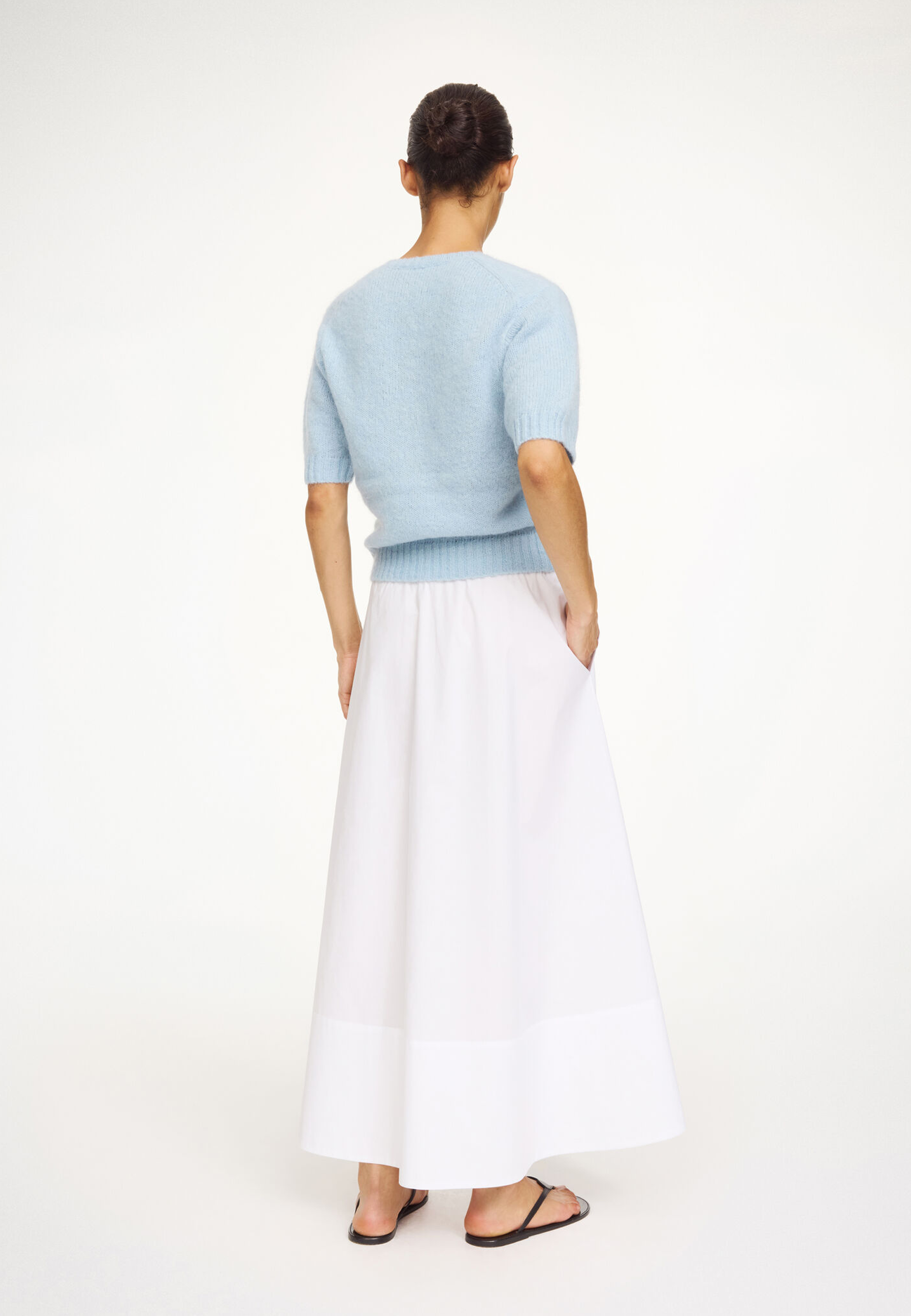 Myrtilla Short Sleeve Cardigan | Dream Blue