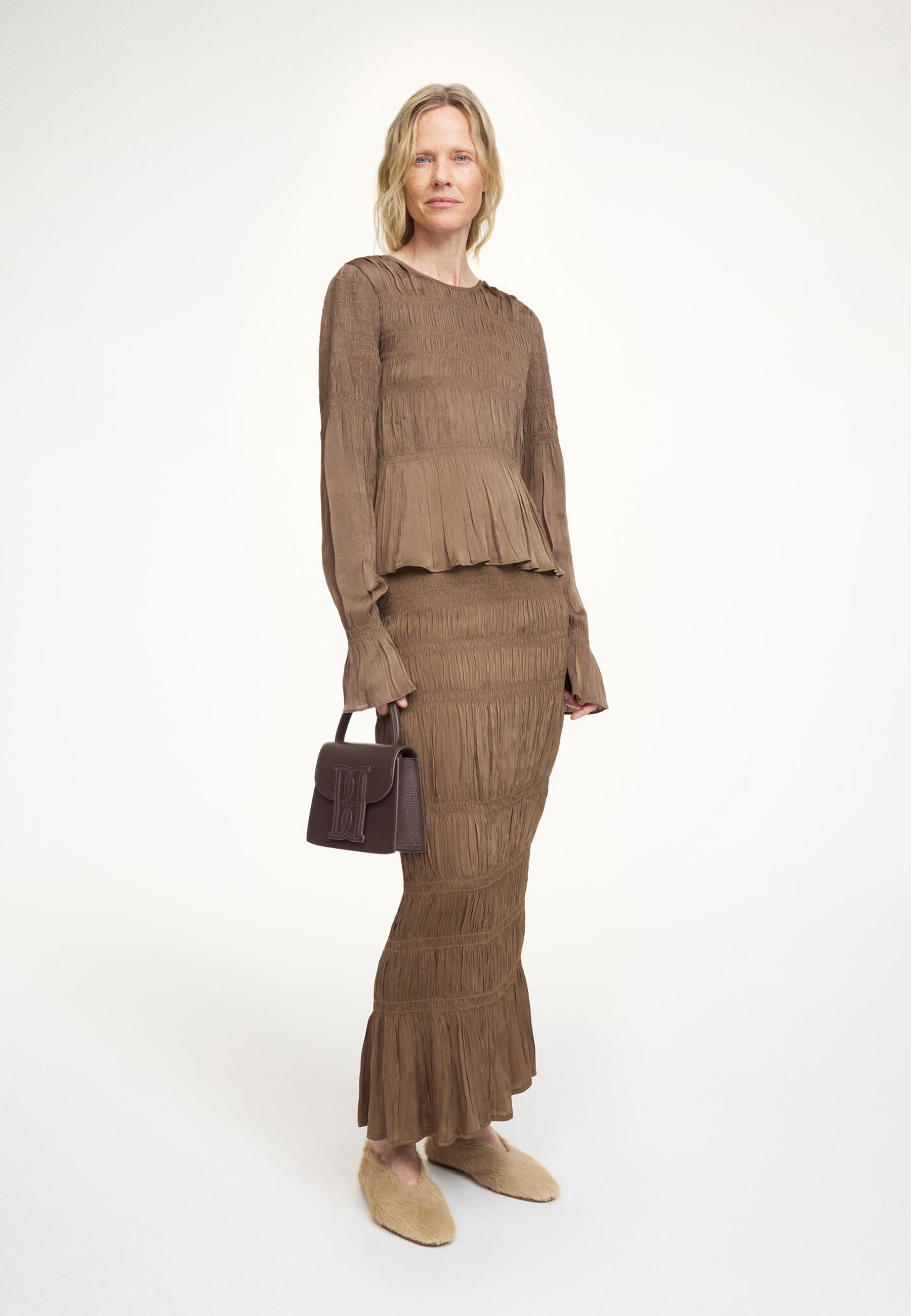 Ovas Gesmockte Bluse | Chocolate Chip