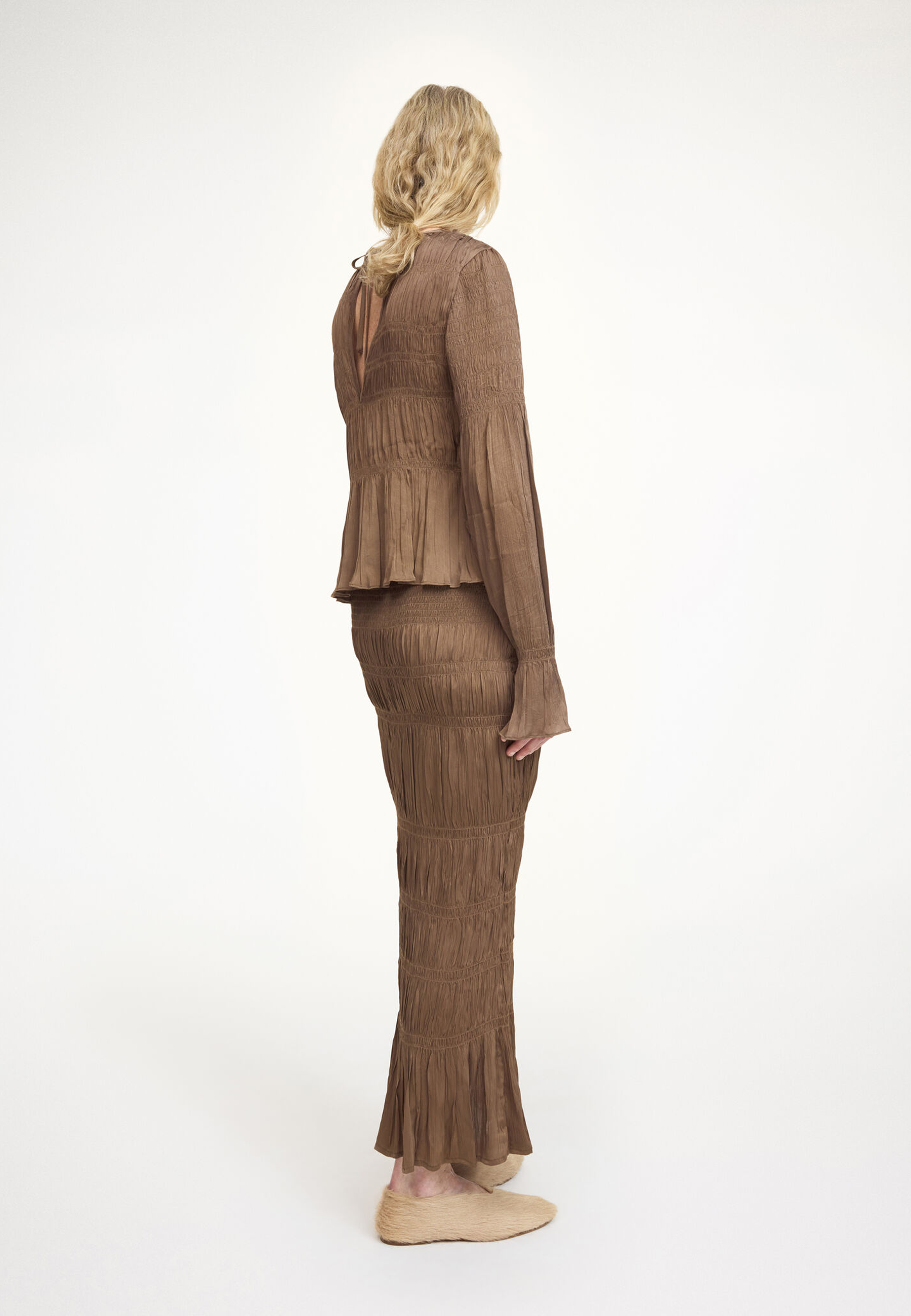 Ovas Gesmockte Bluse | Chocolate Chip