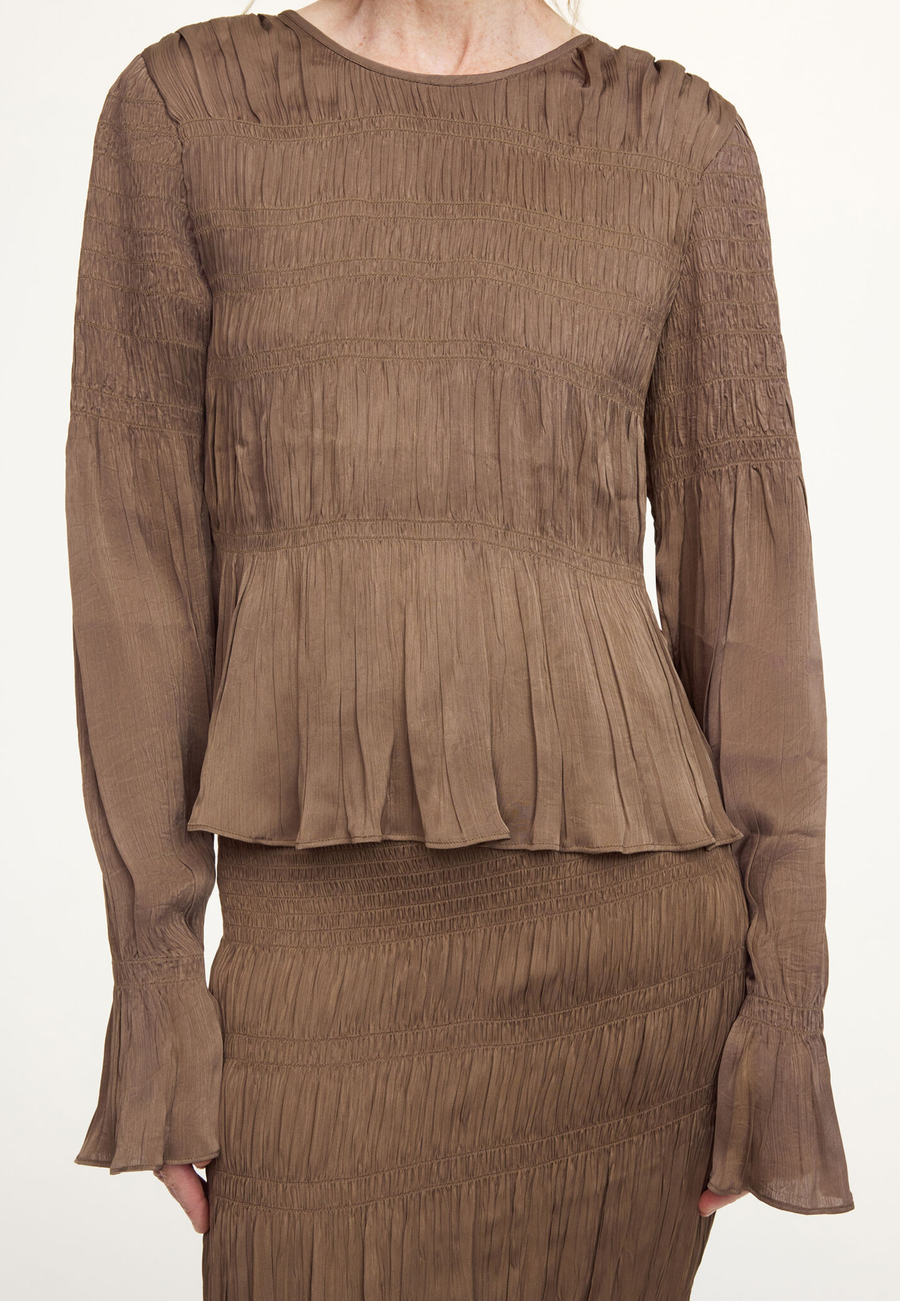 Ovas Gesmockte Bluse | Chocolate Chip