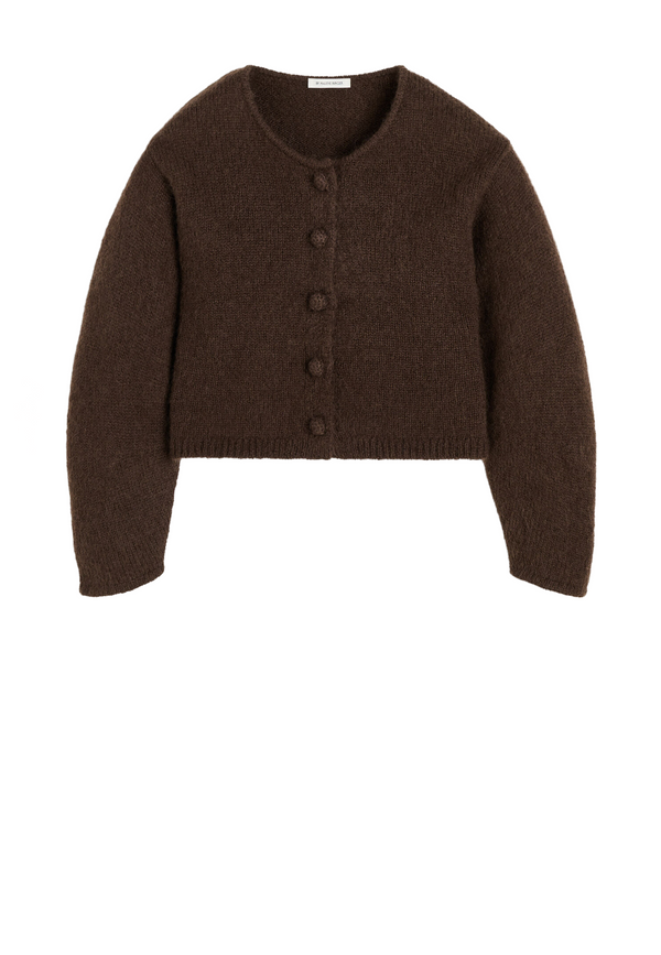 Zharea Cardigan | Dark Mahogany