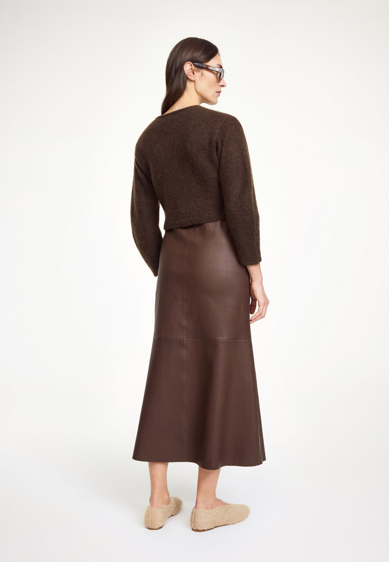 Zharea Cardigan | Dark Mahogany