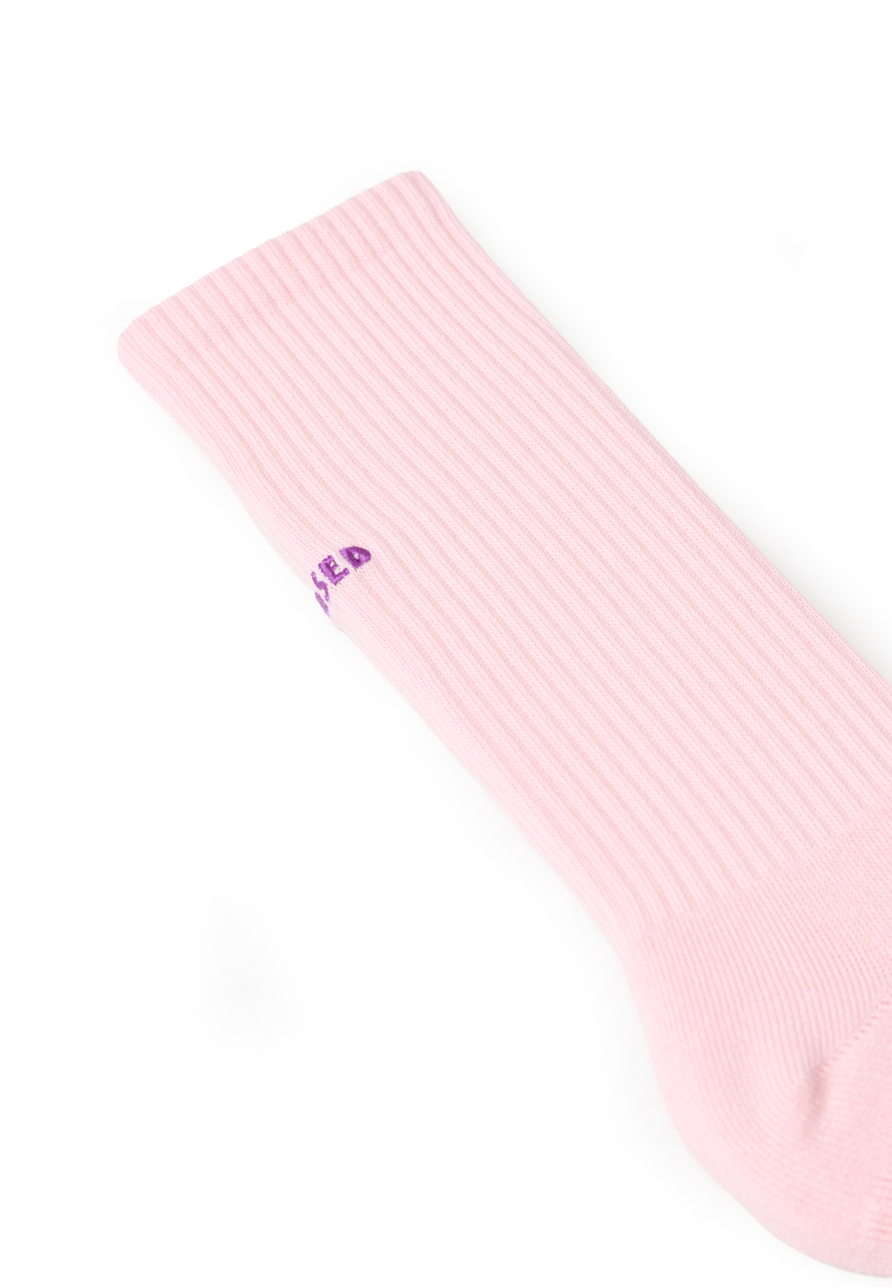 C90997 Patch Sock | Blush pink