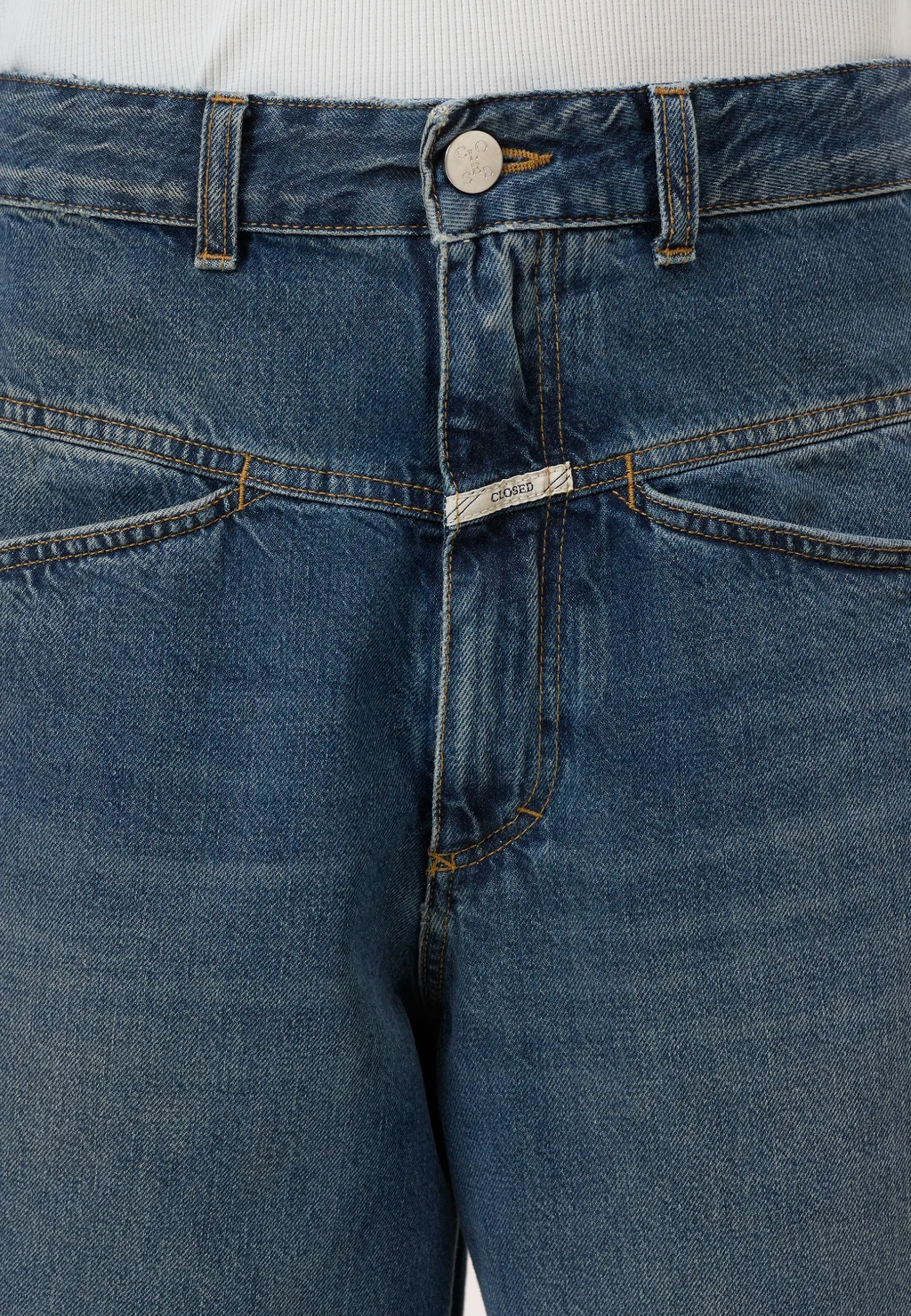 C92999 Baggy Bermuda Jeans | Dark Blue