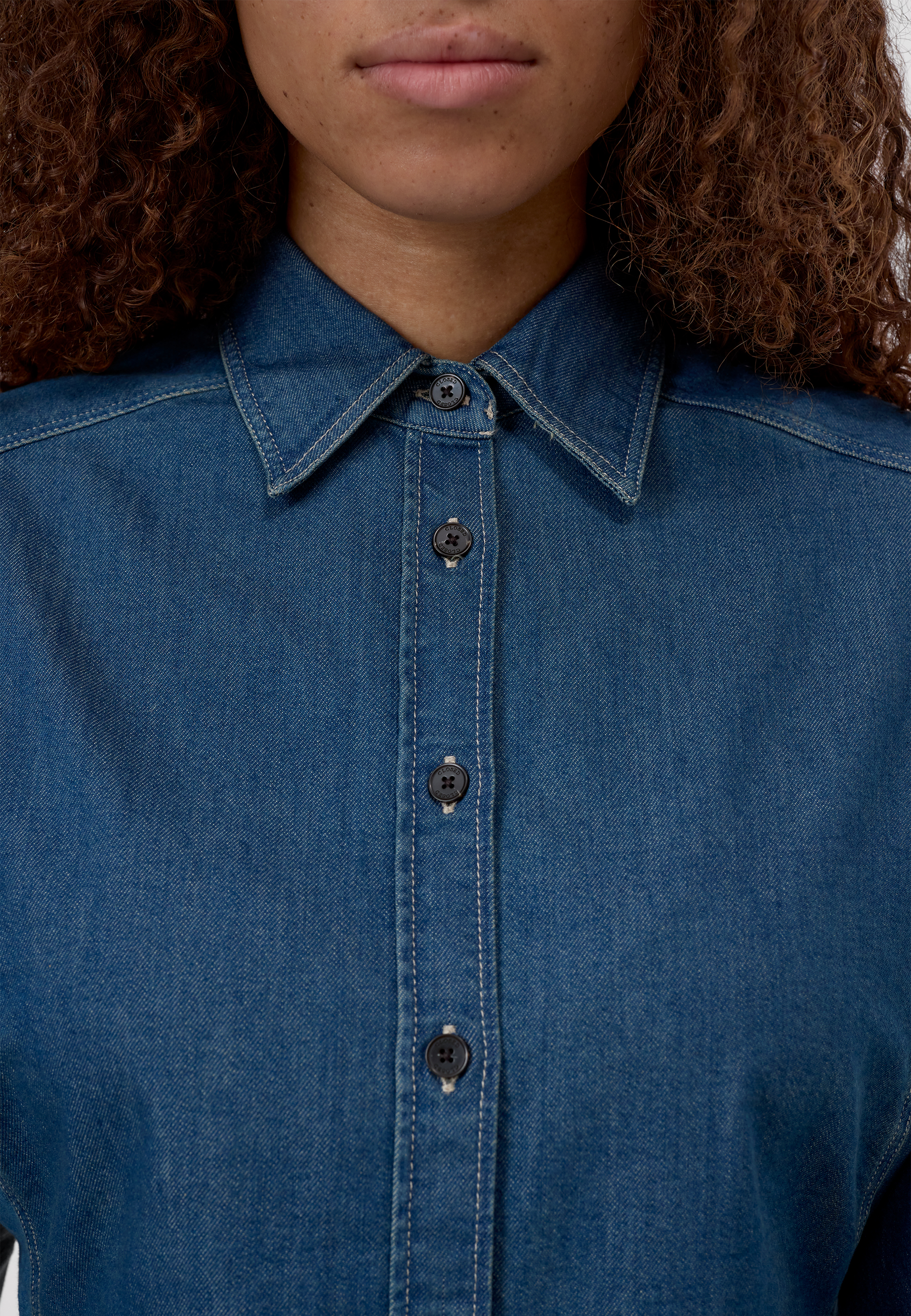 C94079 Jeanshemd | Dark Blue