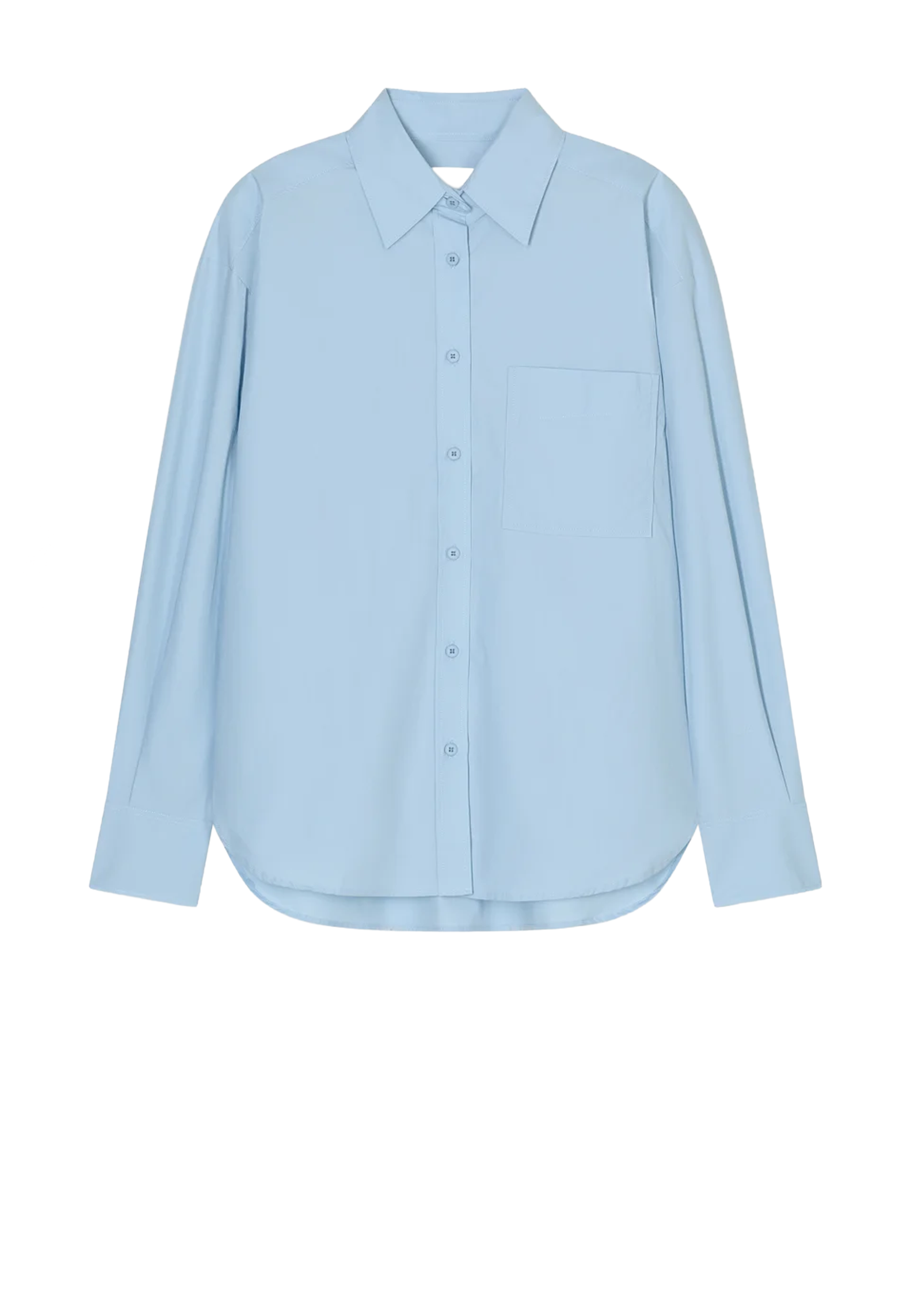 C94240 Oversized Bluse | Dove Blue