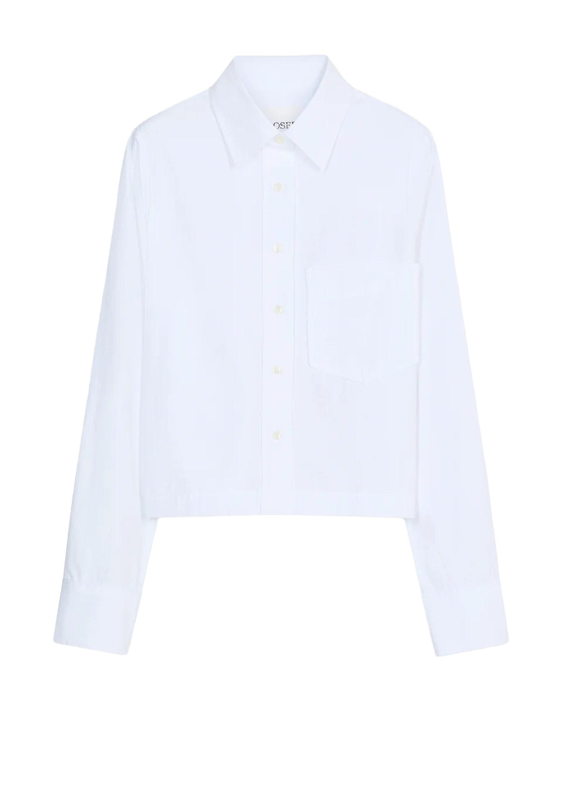 C94504 Lace Detail Bluse | White