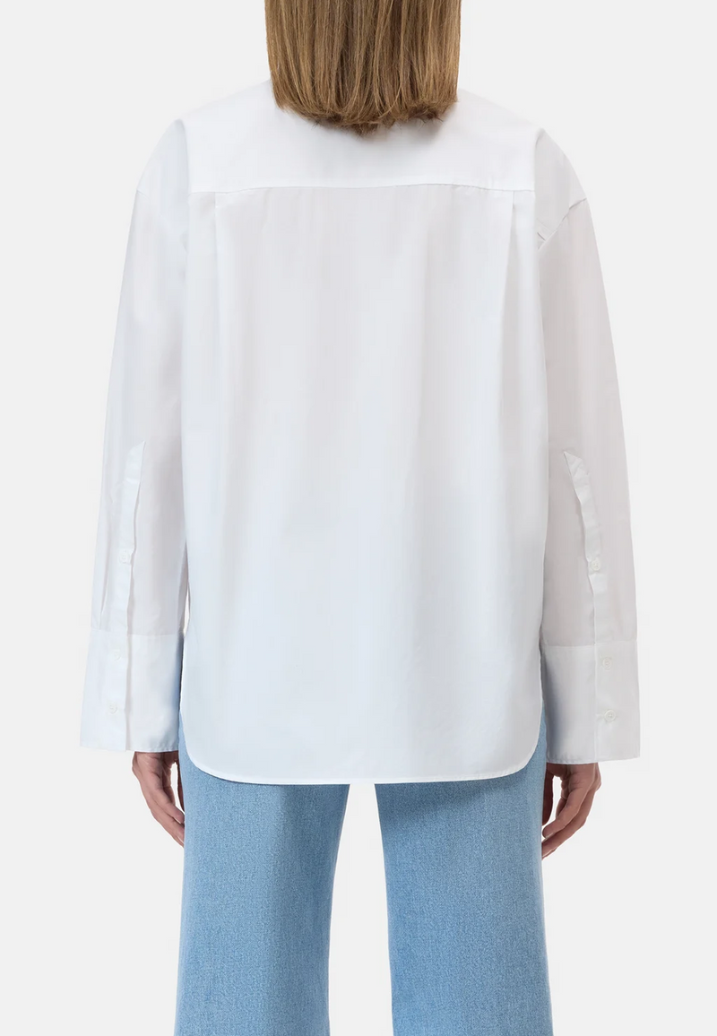 C94789 Scarf Bluse | White