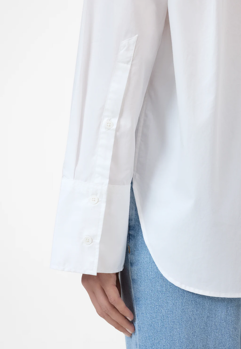 C94789 Scarf Bluse | White
