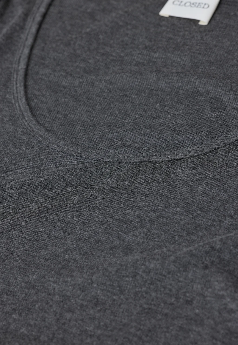 C95366 Ripped Longsleeve | Dark Grey Melange
