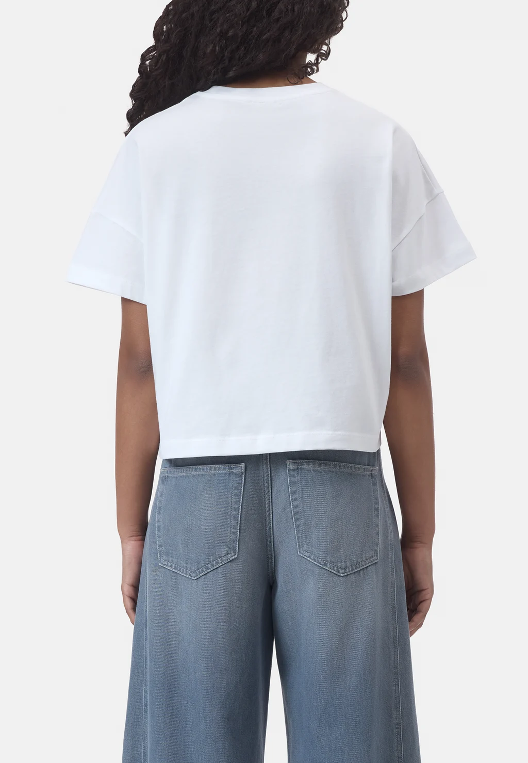 C95965 Cropped T-Shirt | White