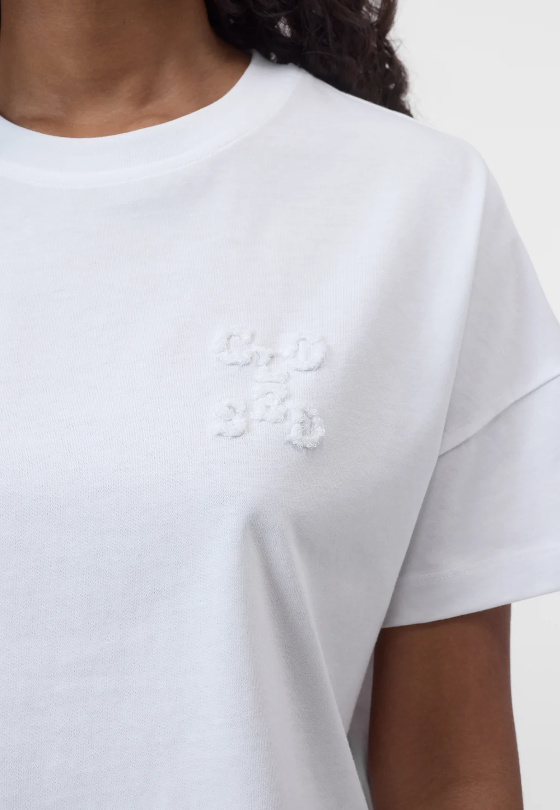 C95965 Cropped T-Shirt | White