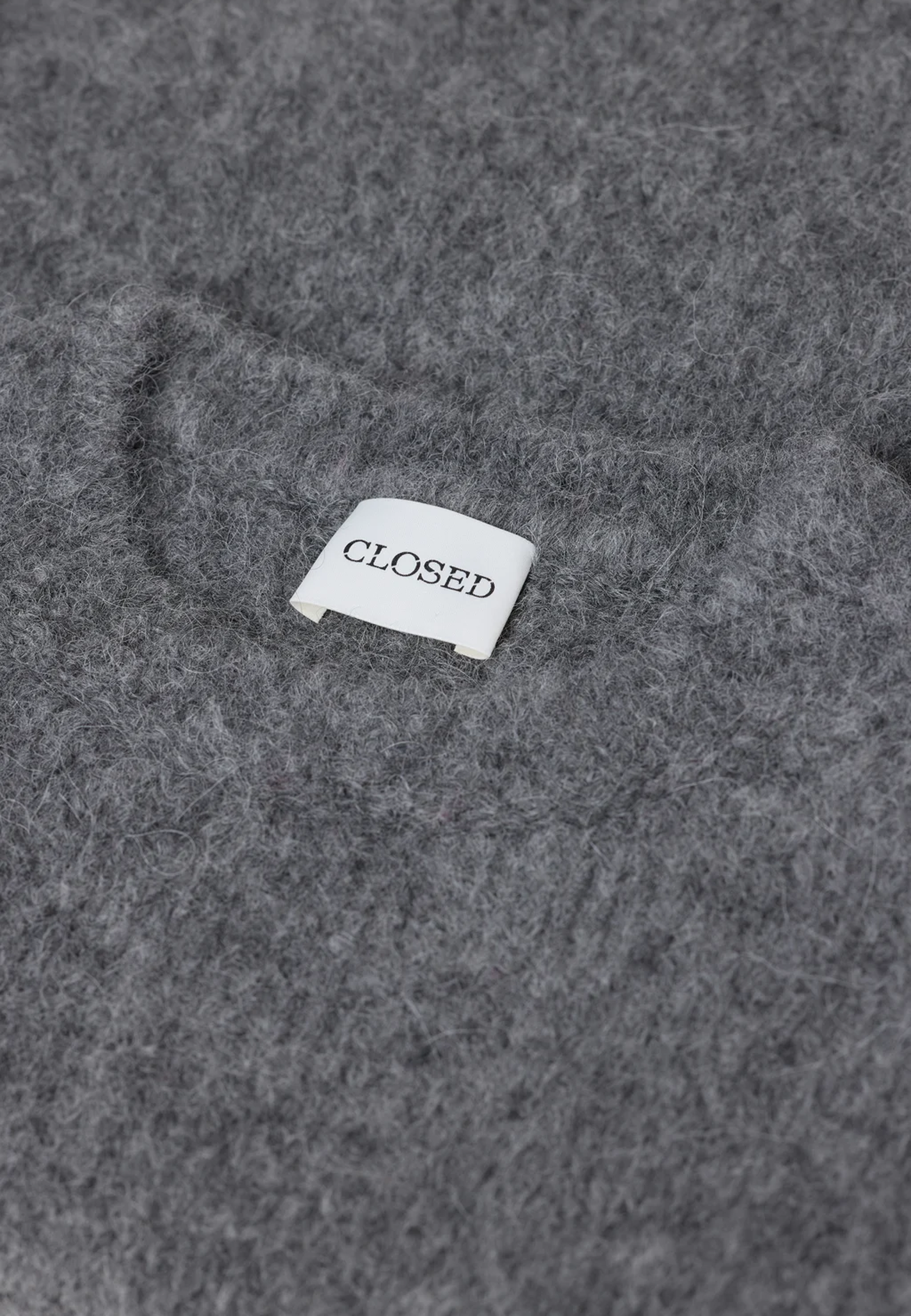 C96441 Kortærmet sweater | Mørkegrå melange