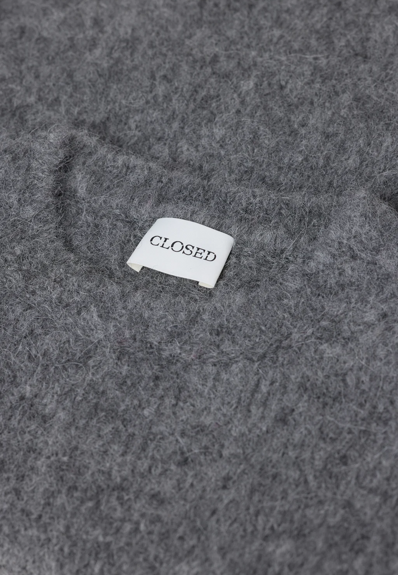 C96441 Kurzarm Pullover | Dark Grey Melange
