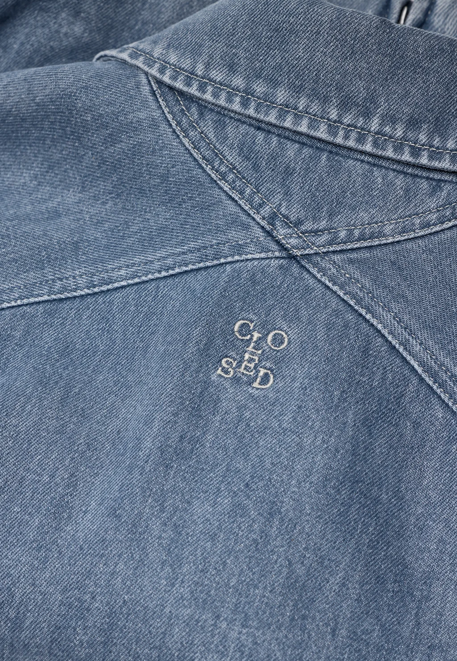 C97510 Denim Raglan Blouson | Mid Grey