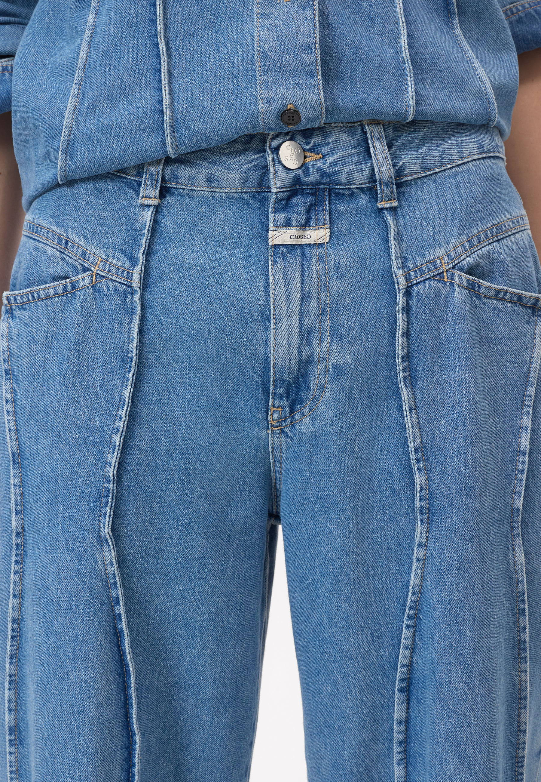 Tali-X Wide Leg Jeans | Mid Blue