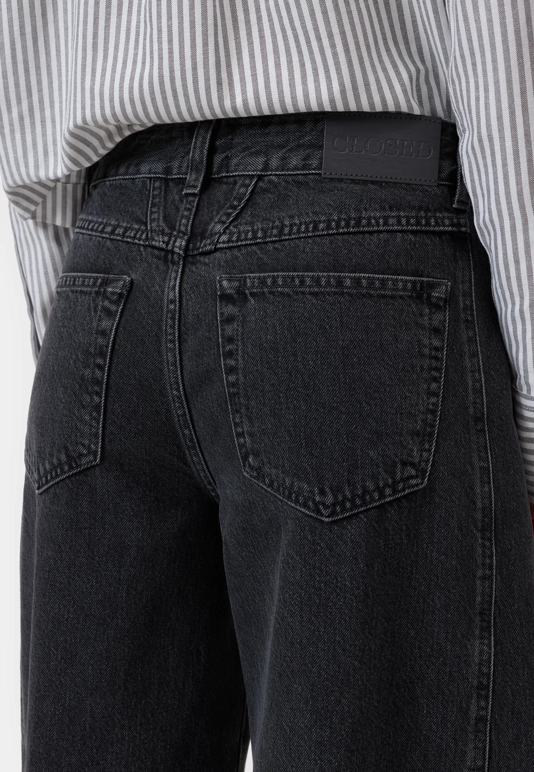 Tori-X Barrel Jeans | Dark Grey
