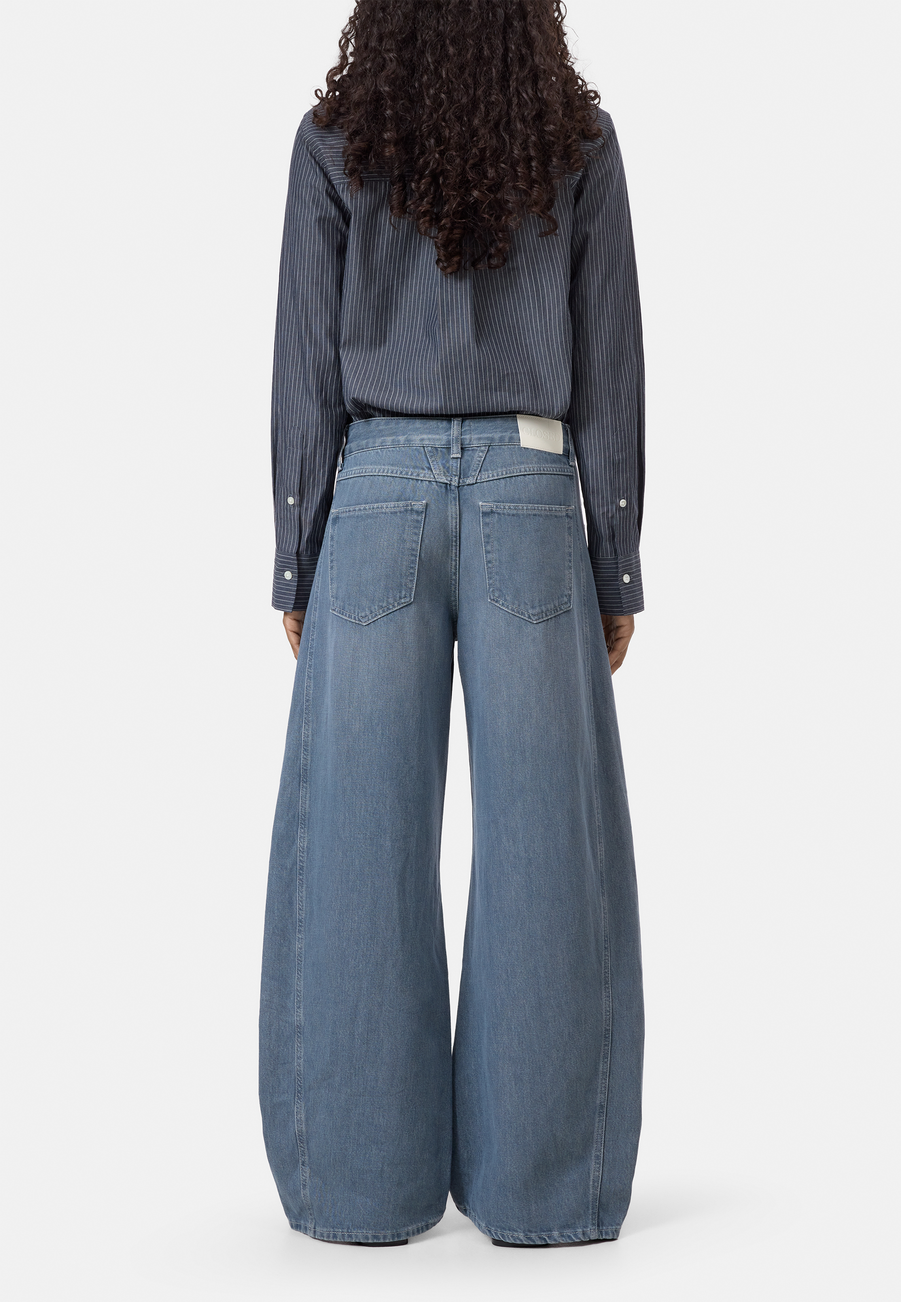 Tori-X Barrel Jeans | Mid Grey
