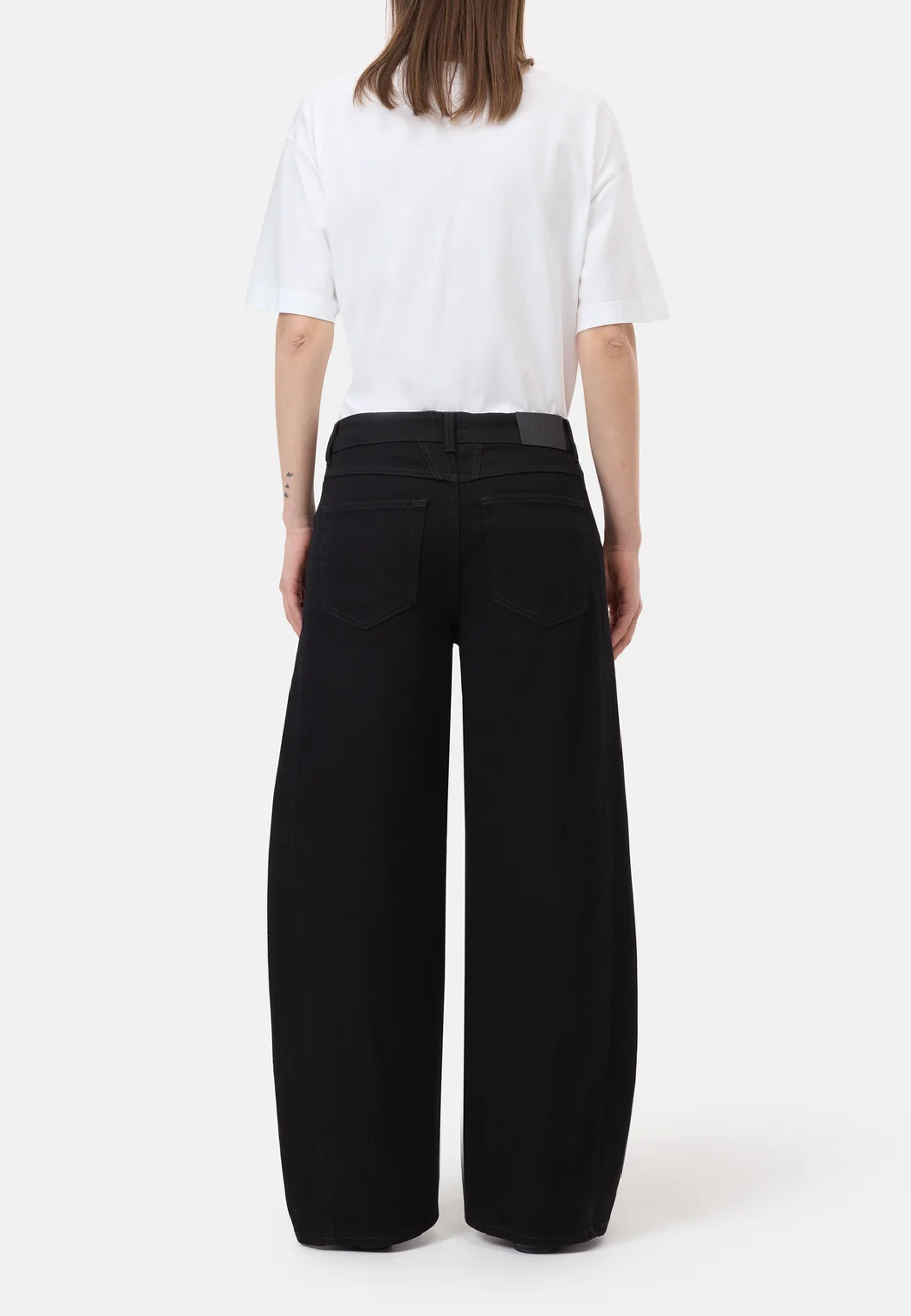 Tori-X Jeans med vide ben | Sort