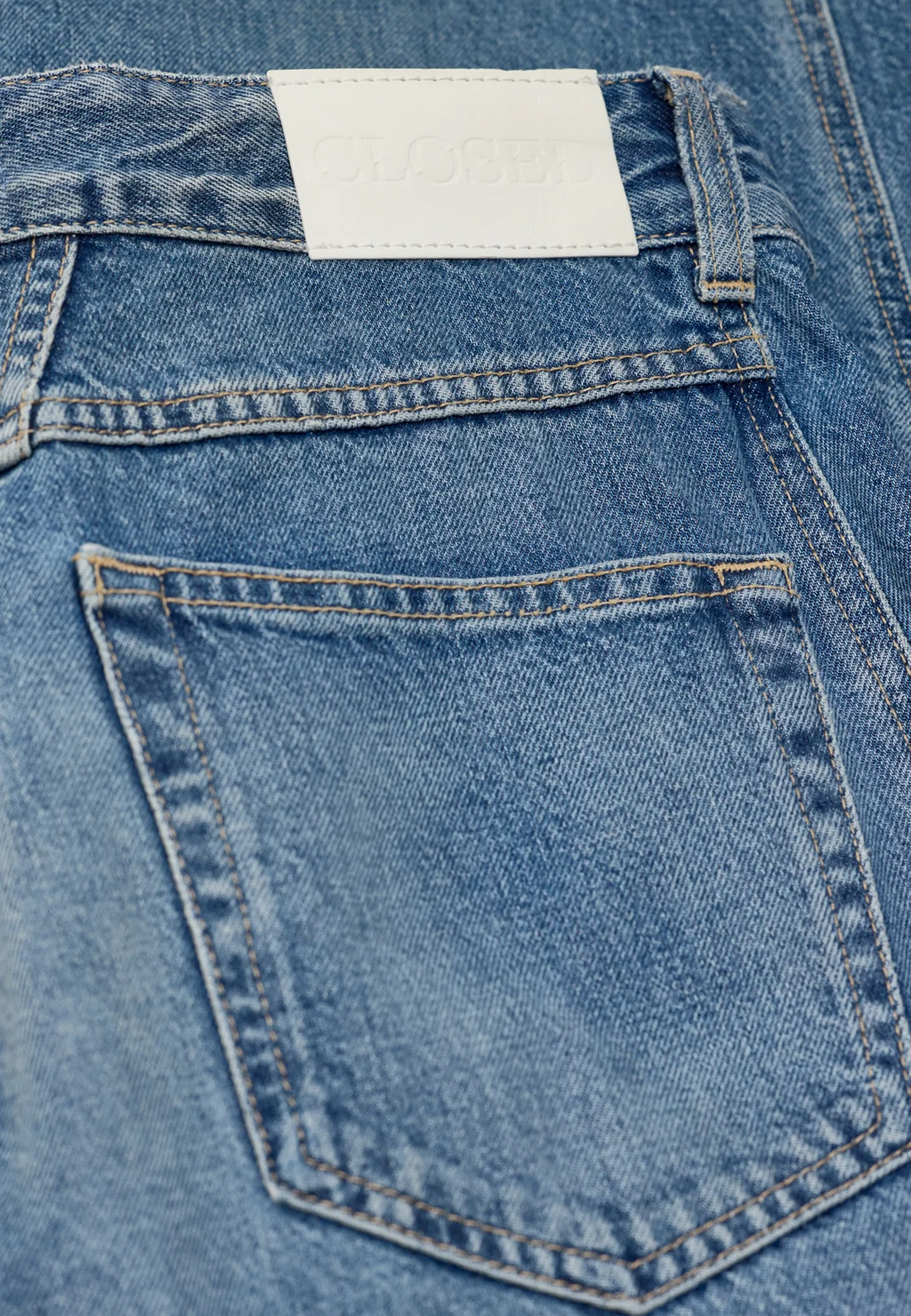 Tori-X Wide Leg Fit Jeans | Mid Blue