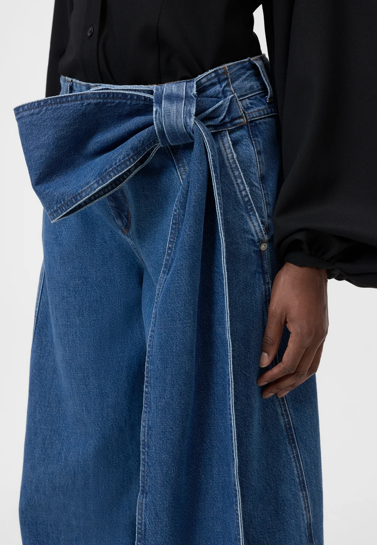 Wendy Wide Leg Jeans | Mid Blue