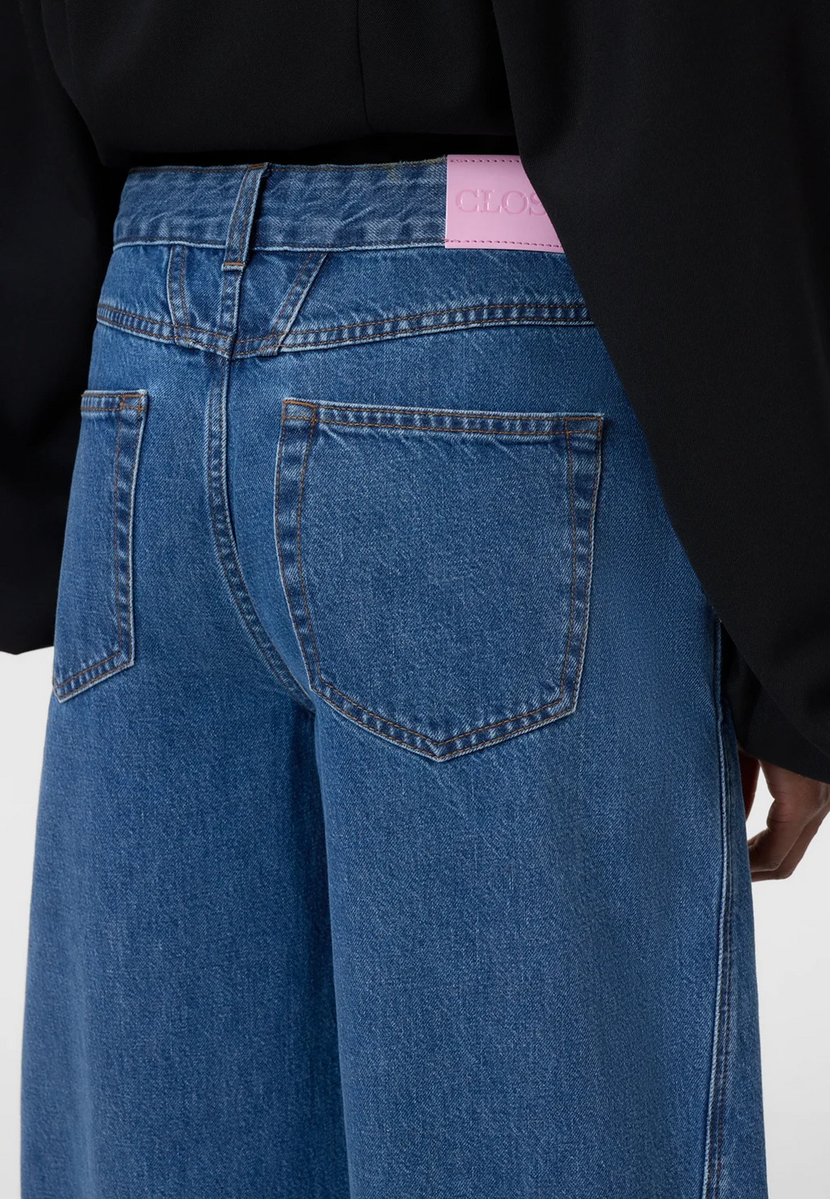 Wendy Wide Leg Jeans | Mid Blue