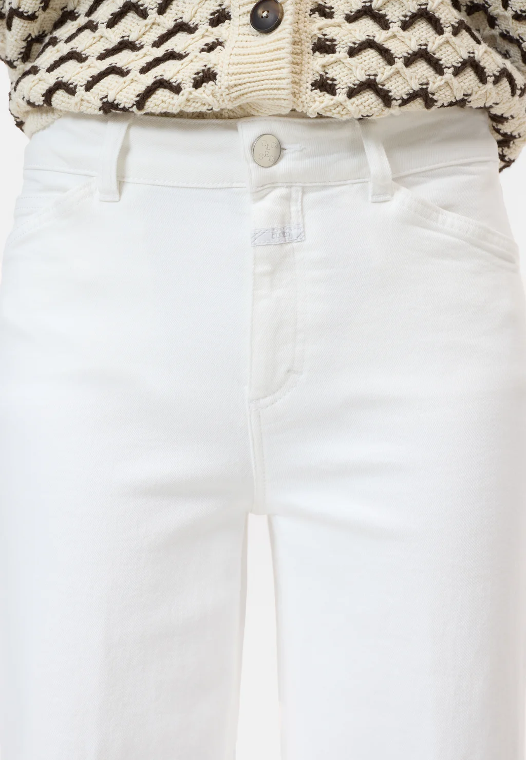 Wera Wide Leg Jeans | Hvid