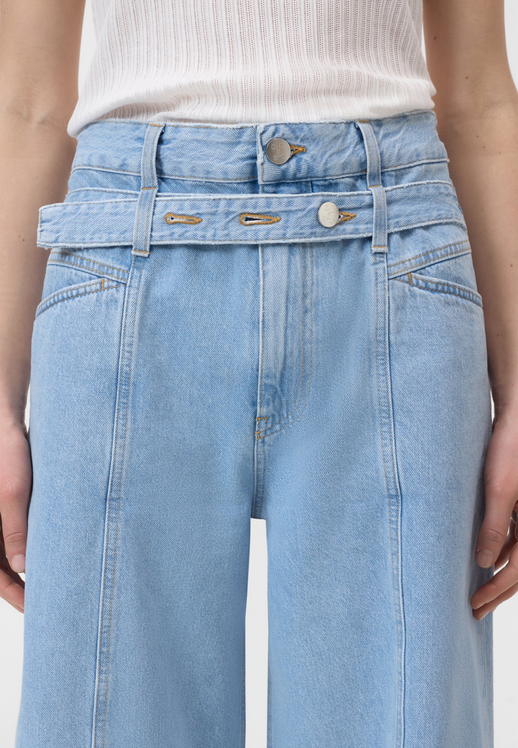 Zoya-X Ultra Wide Fit Jeans | Lyseblå