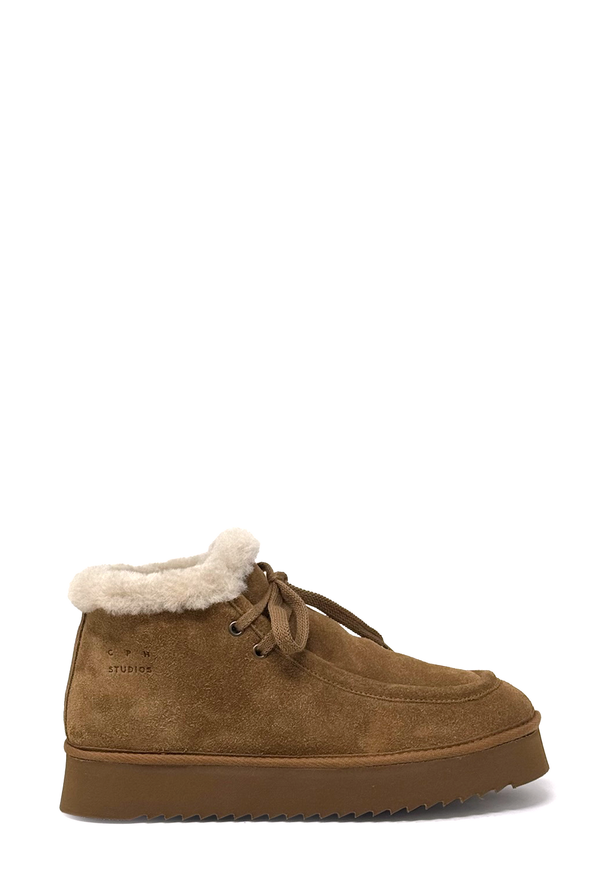 CPH284 Warmfutter Schnürer | New Brown Suede