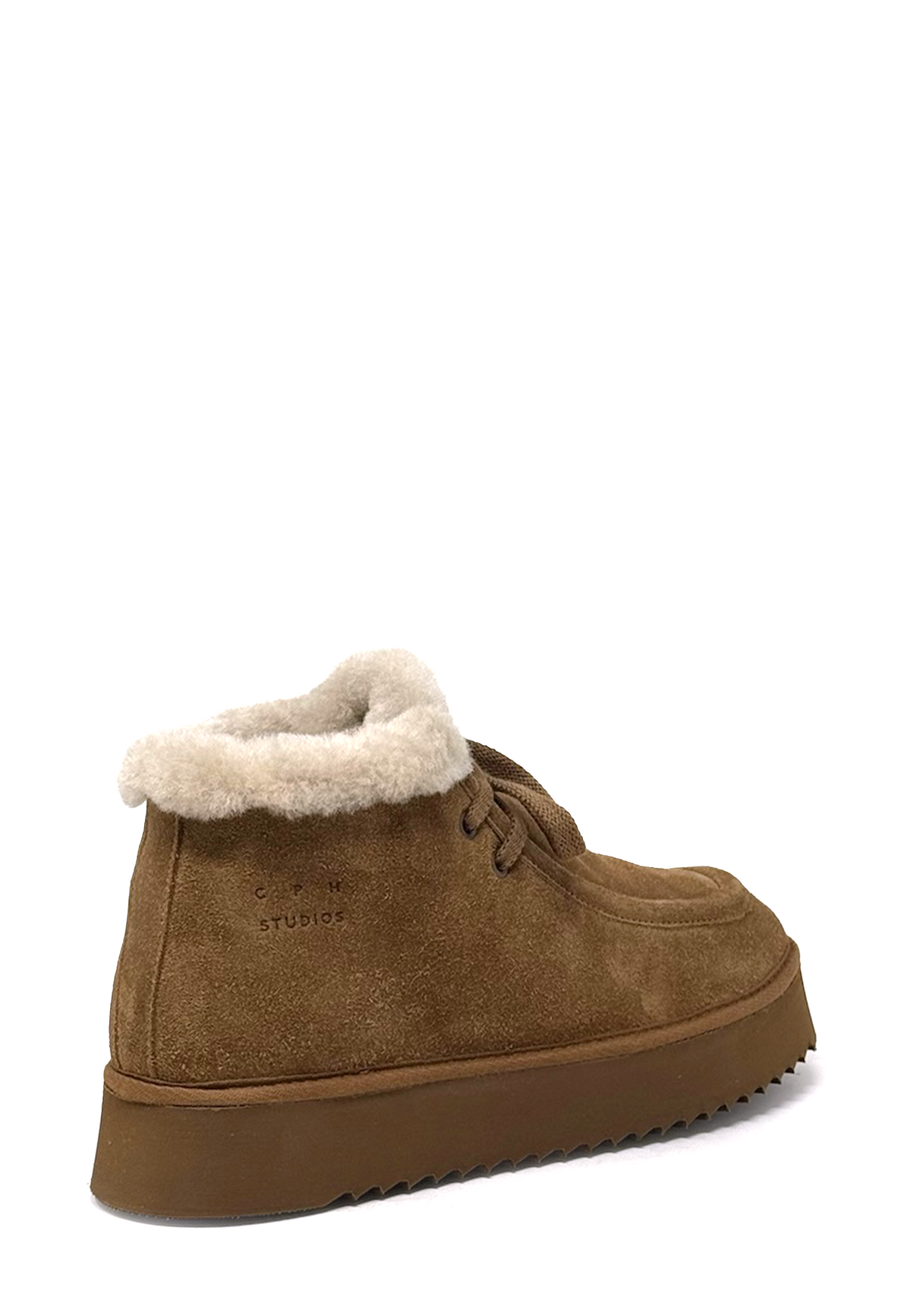 CPH284 Warmfutter Schnürer | New Brown Suede