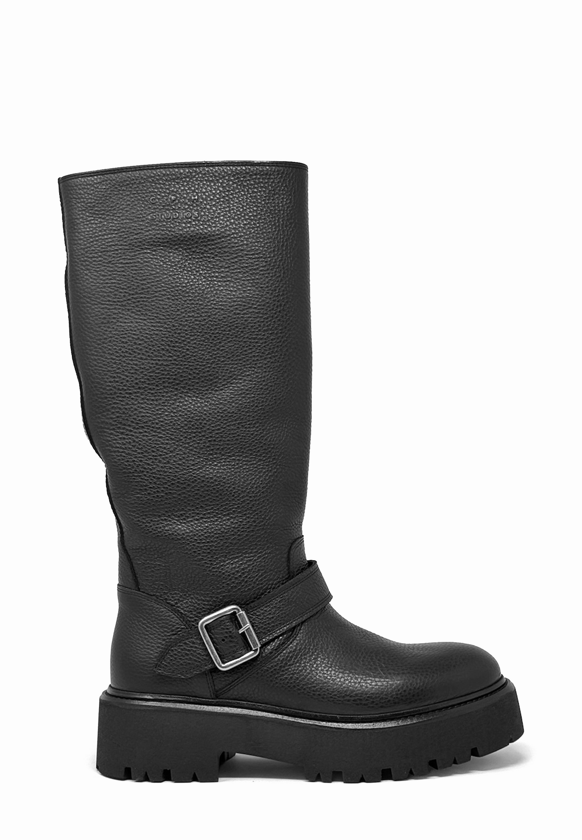 CPH901 Langschaft Boot | Black Grainy