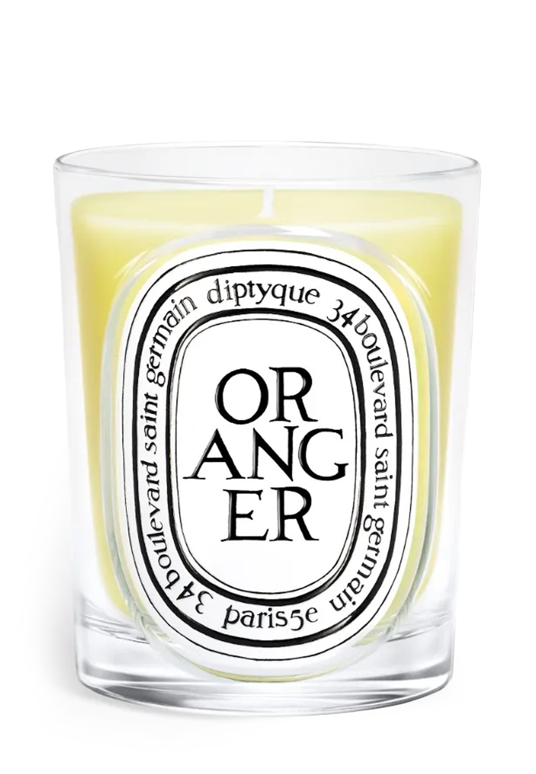 Oranger Kerze