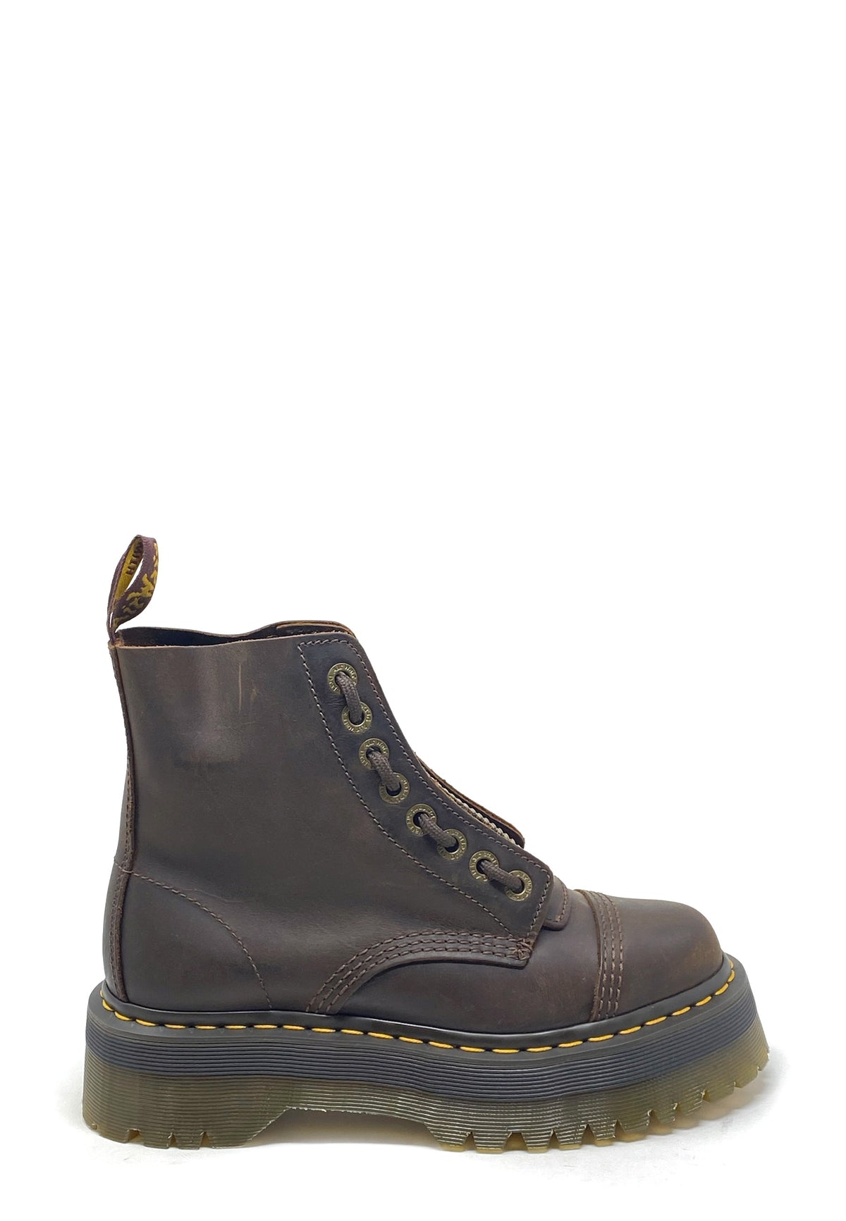 Dr. Martens | Sinclair boat | Dark Brown Ceazy Horse