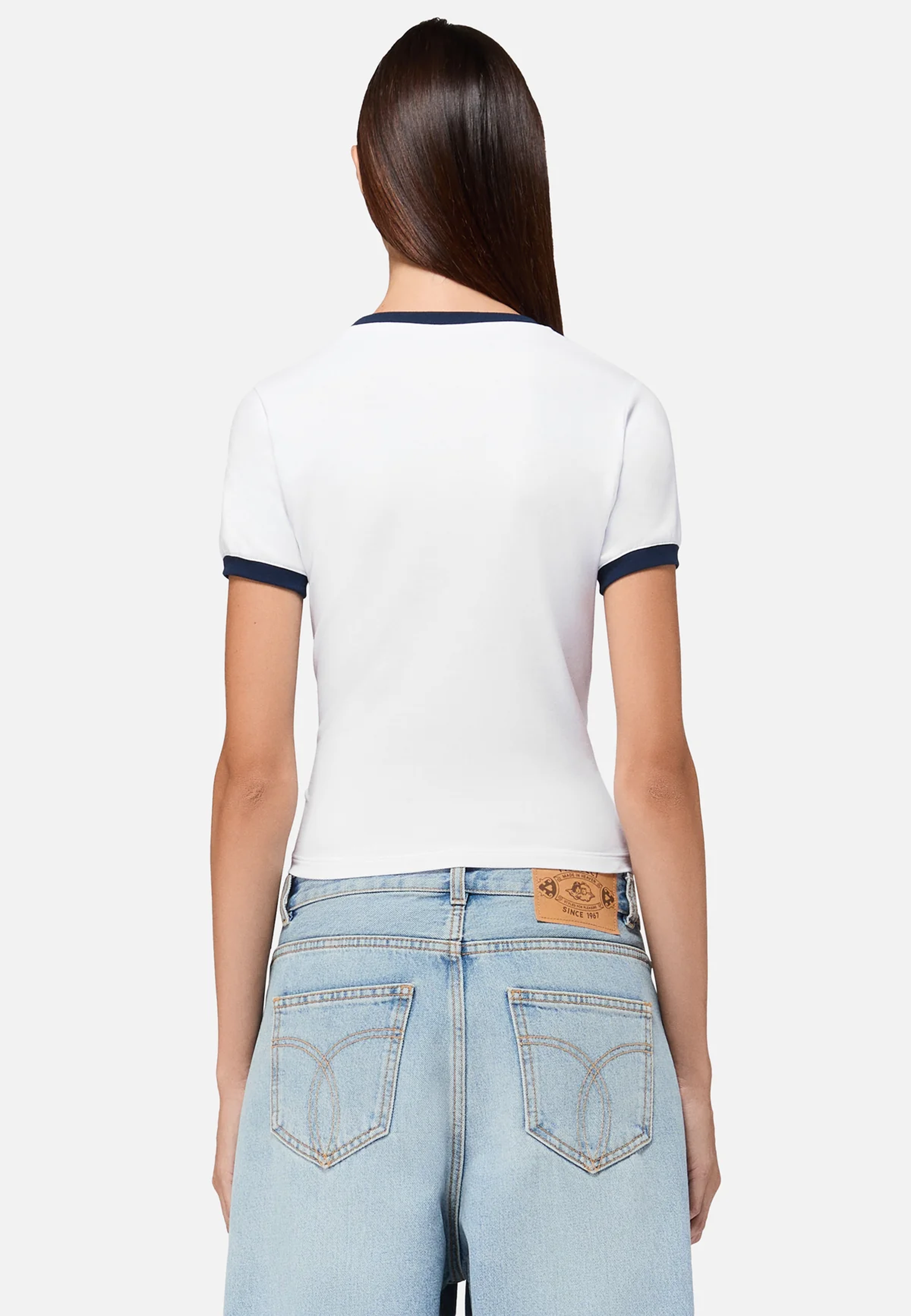 Popcorn Print Baby T-Shirt | White