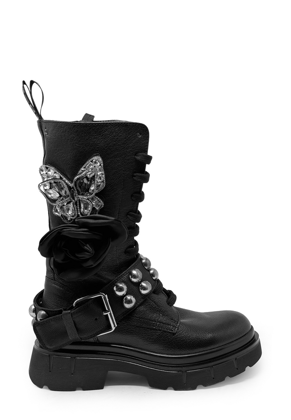 CORA37A Schnürboot | Black