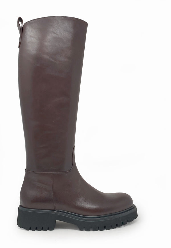 Warth Langschaft Boot | Chocolate