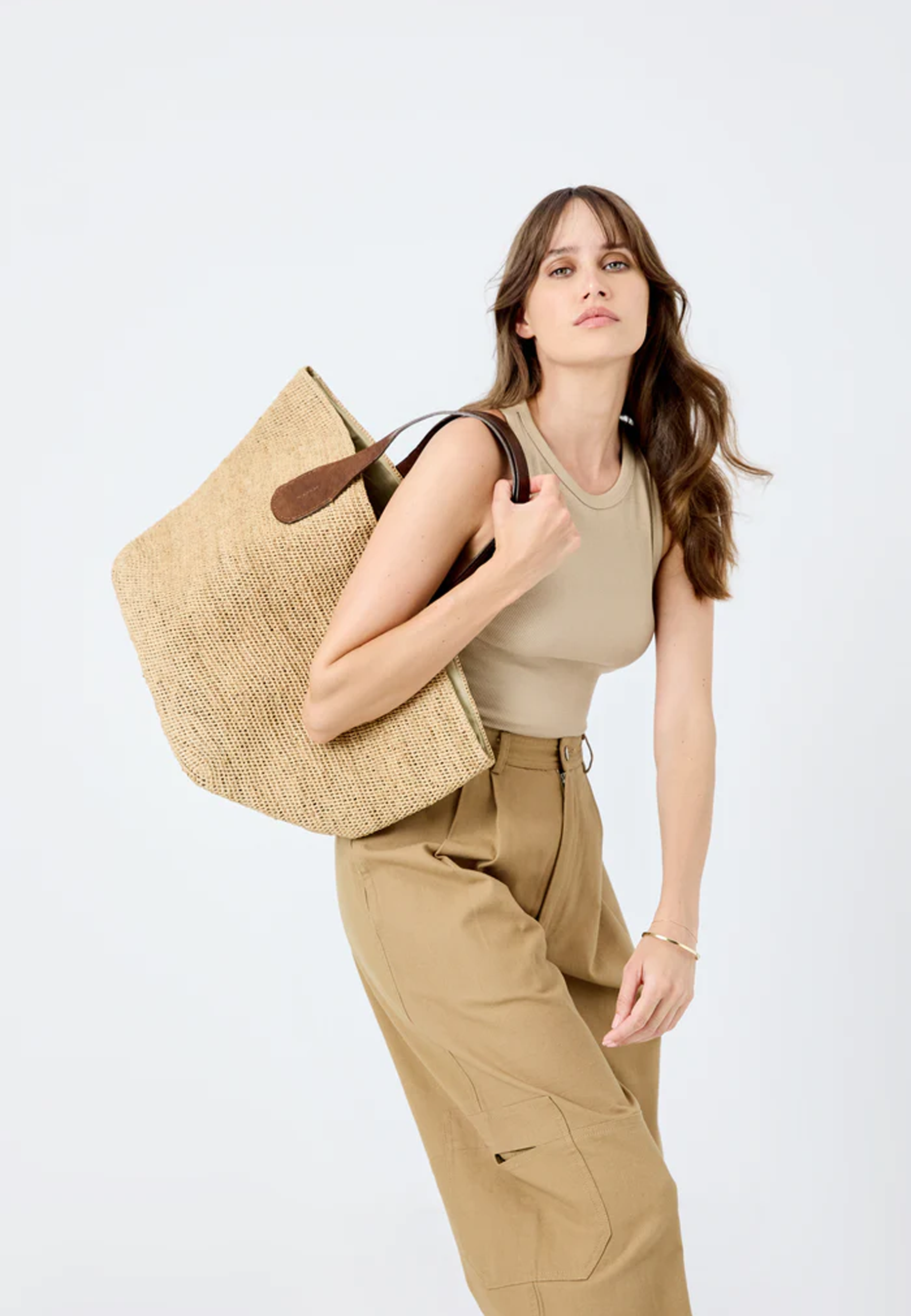 Tokyo II Korb Tasche | Tea