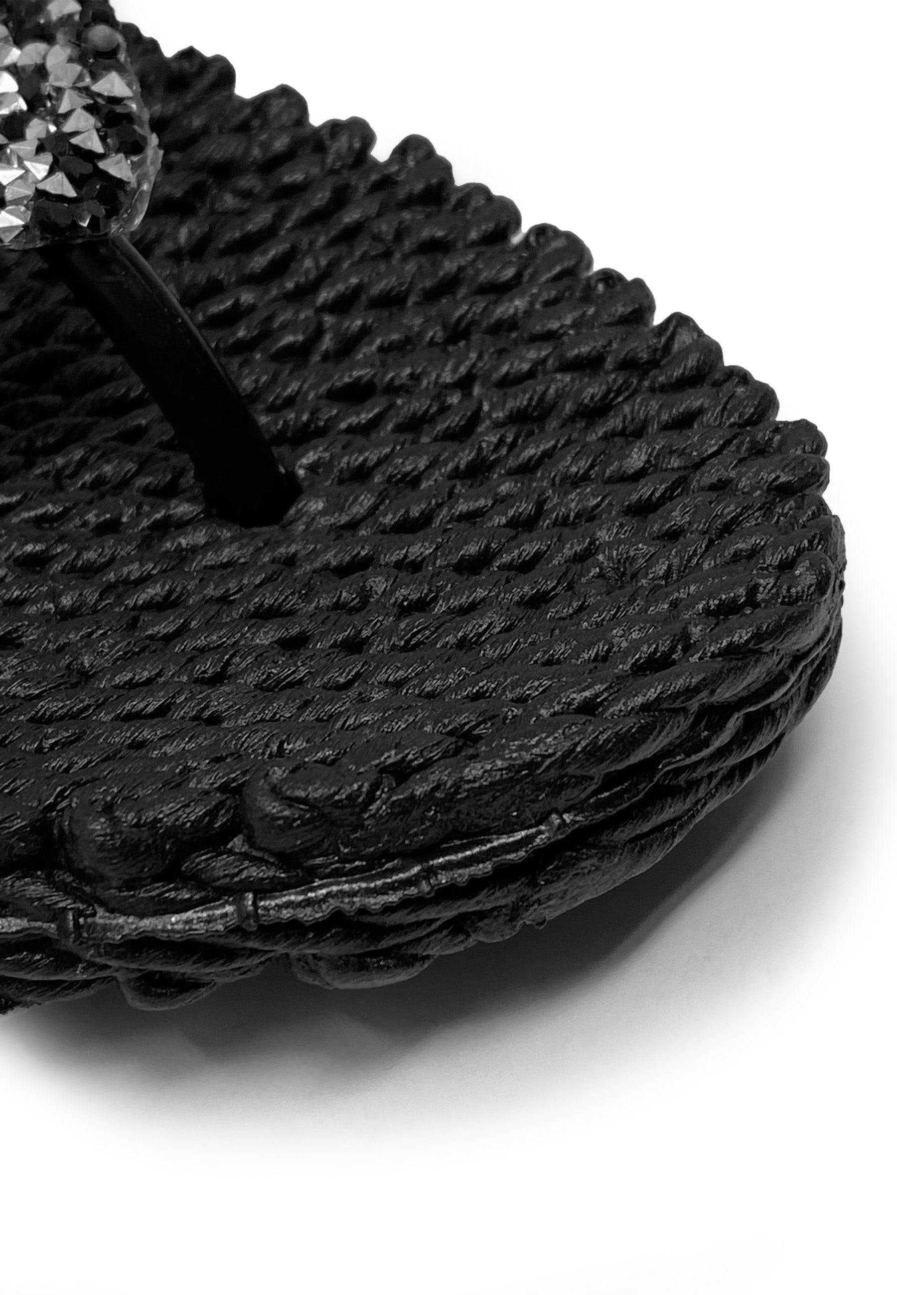 Cheerful 03G toe separator sandal | Black