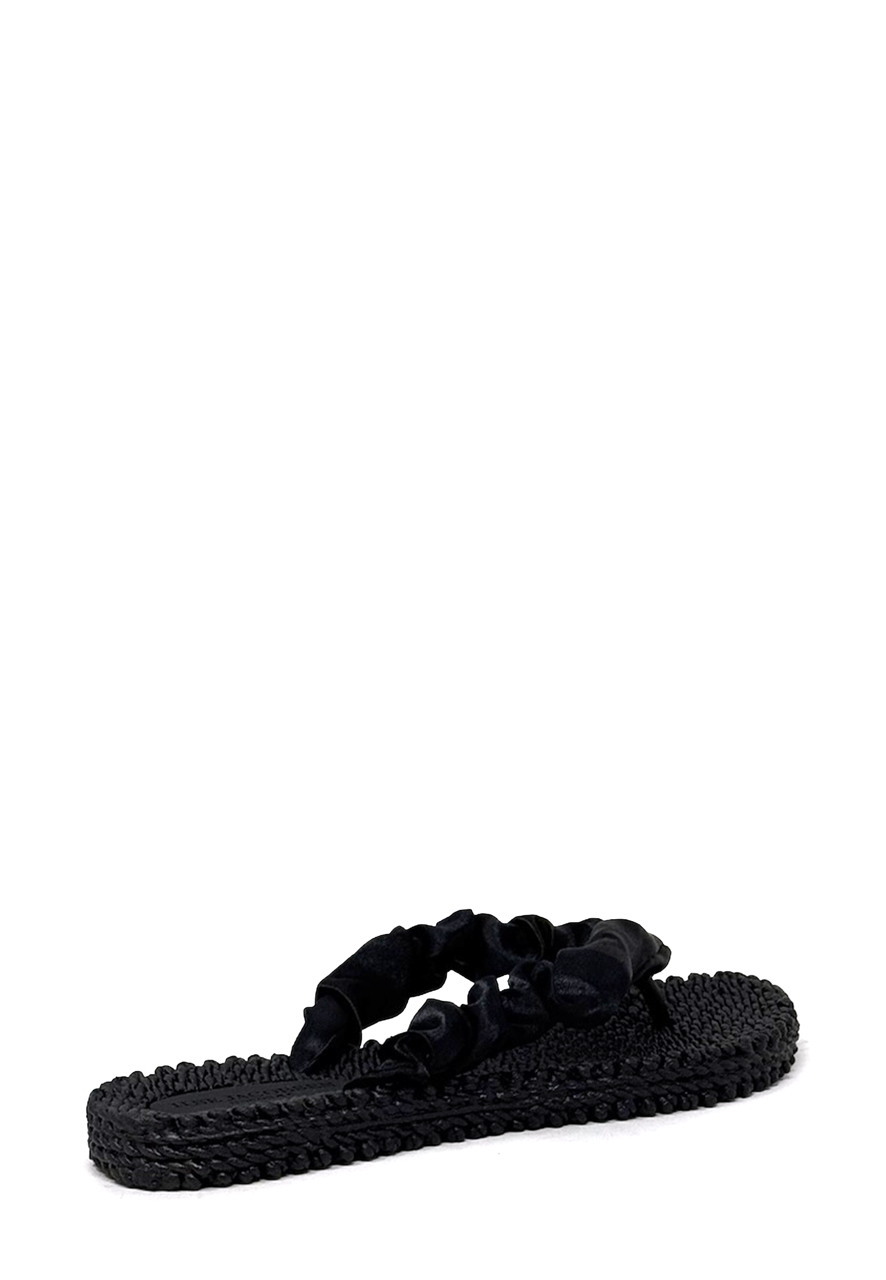 Cheerful 06 toe separator sandal | Black