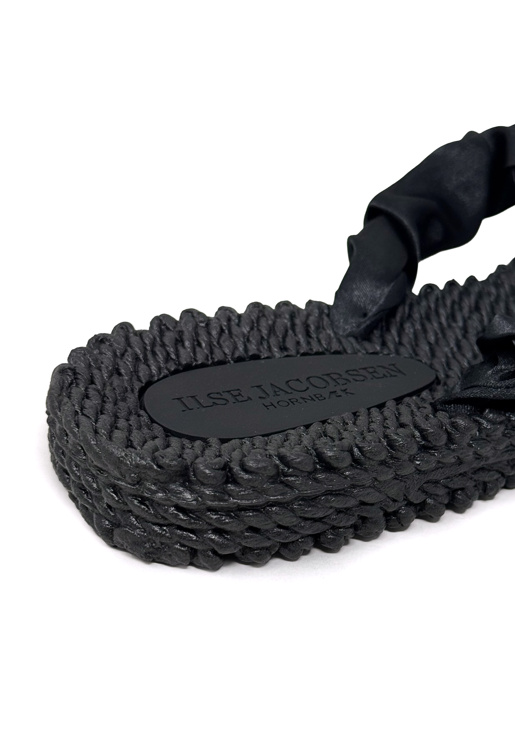 Cheerful 06 toe separator sandal | Black