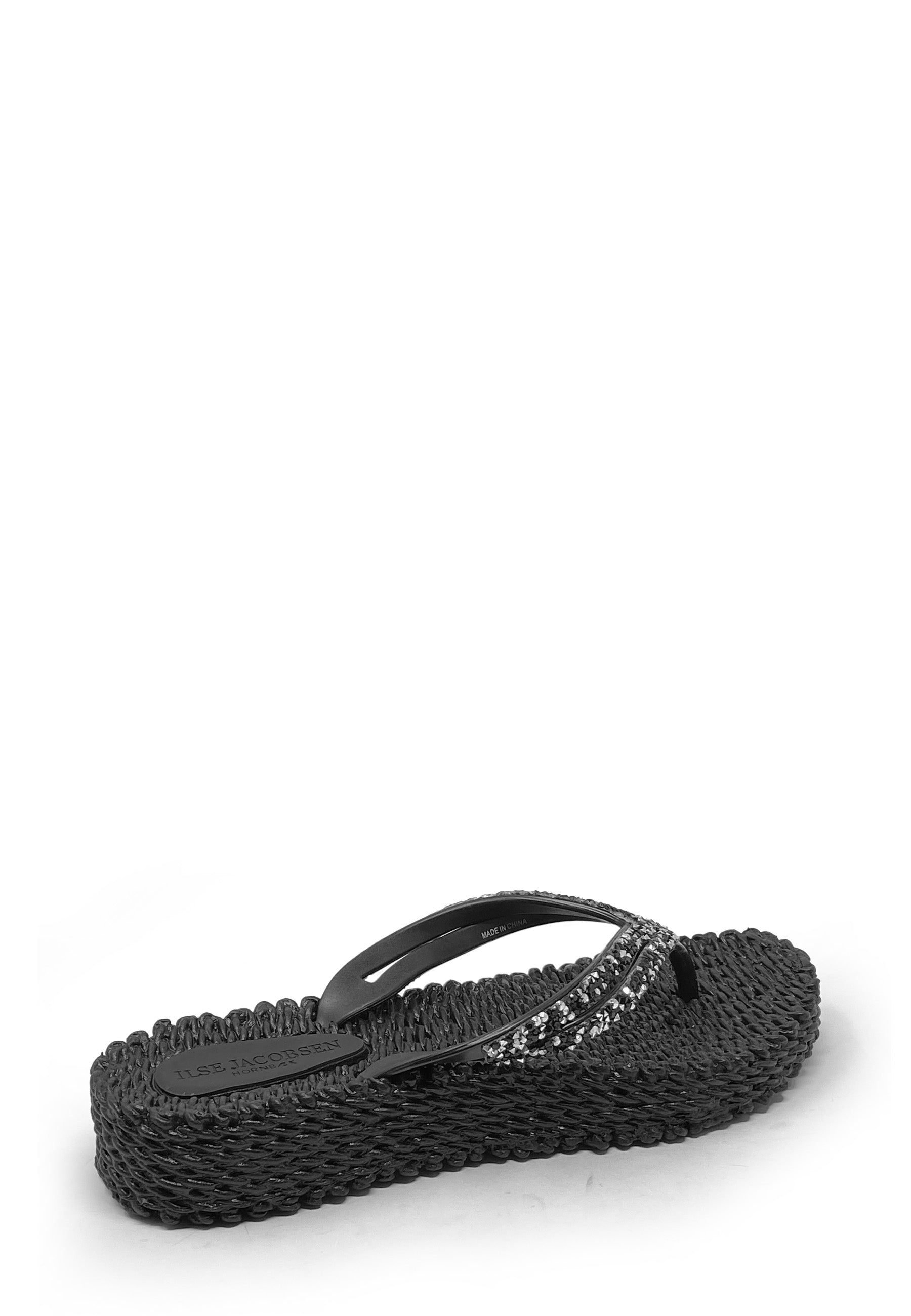 Cheerful 15 Toe Separator Sandal | Black