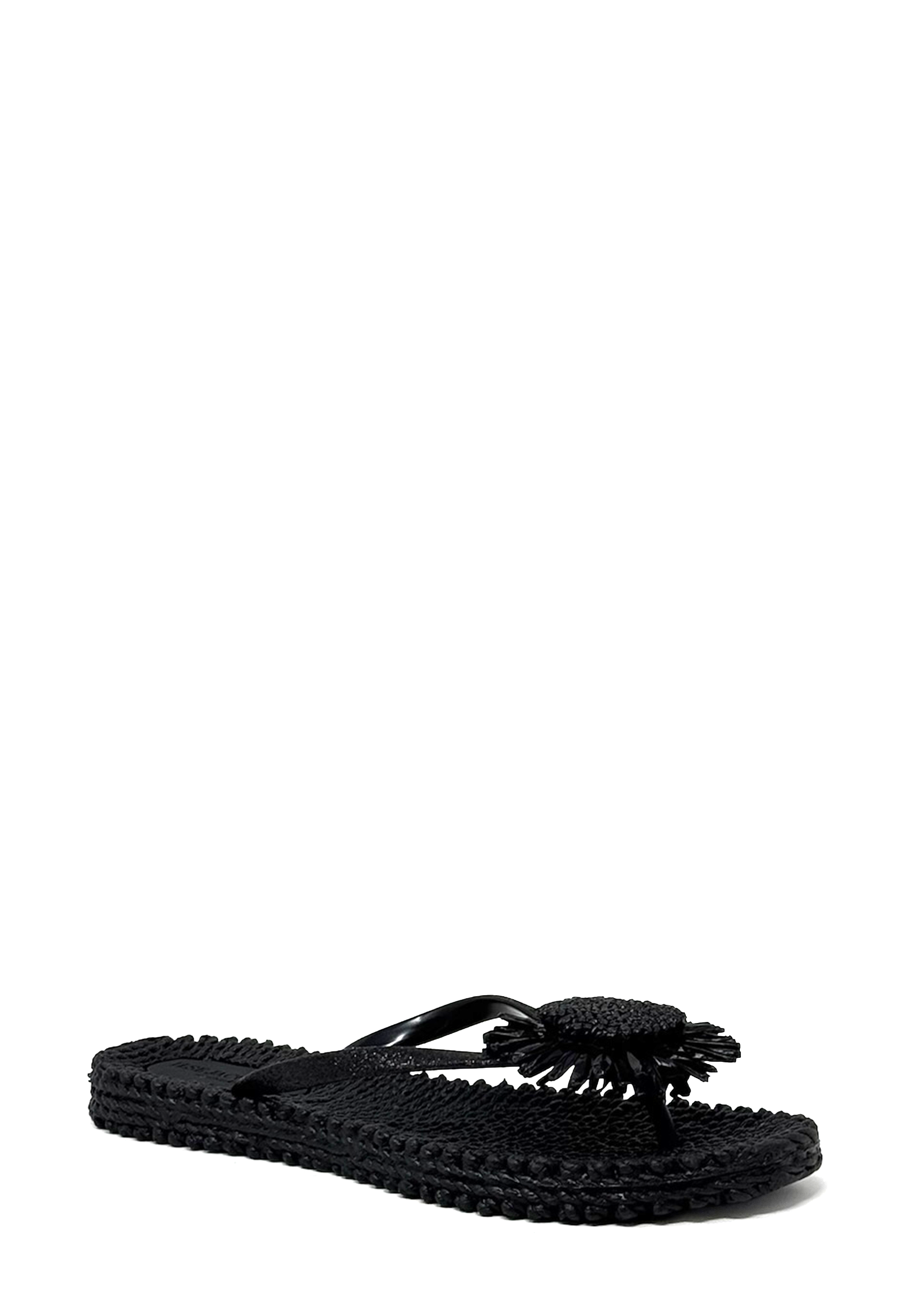 Cheerful 16F Toe Separator Sandal | Black