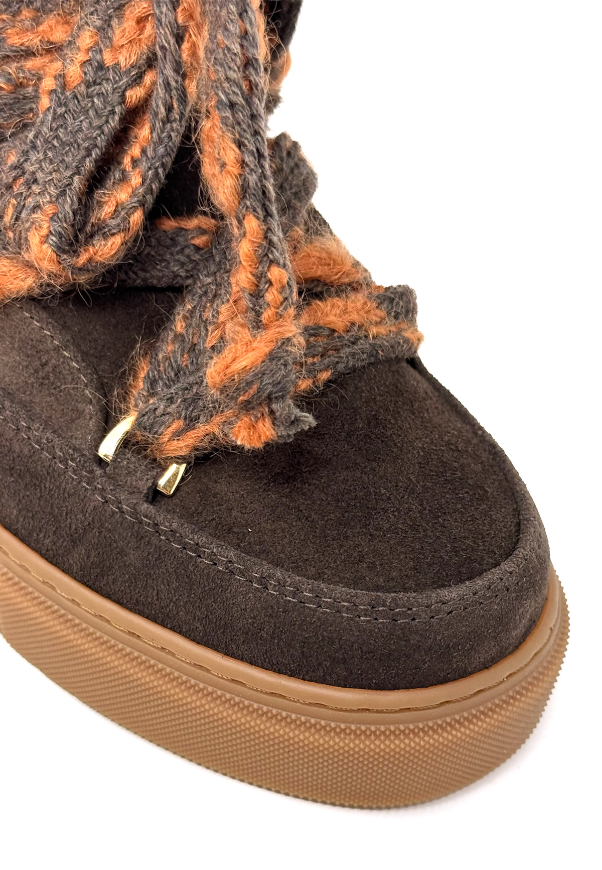 Suede Knot Boot | Dark Brown