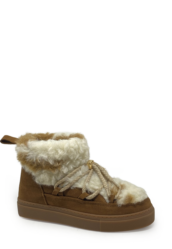 Teddy Low Boot | Ecru